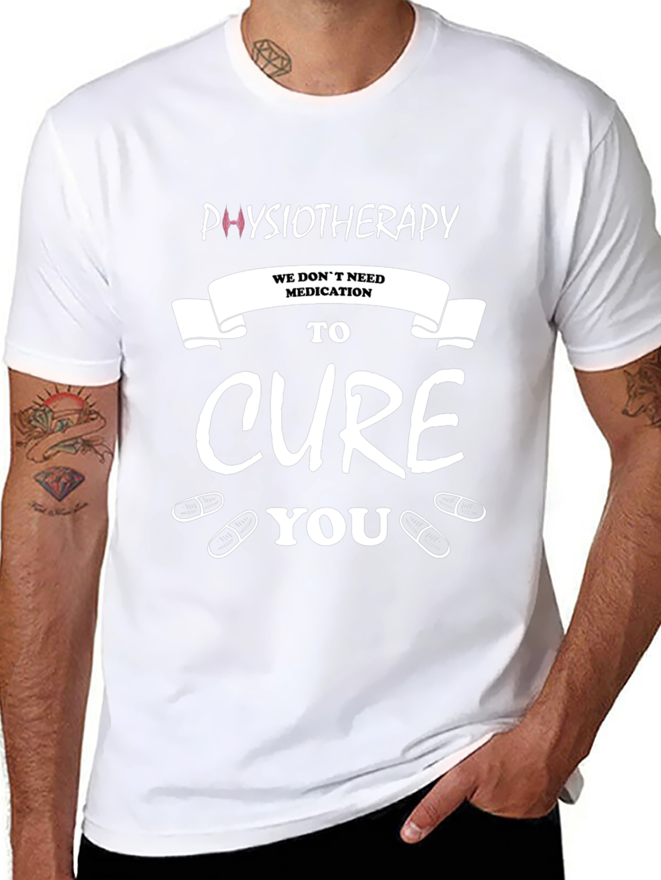 Physiotherapy Cure Graphic T-Shirt