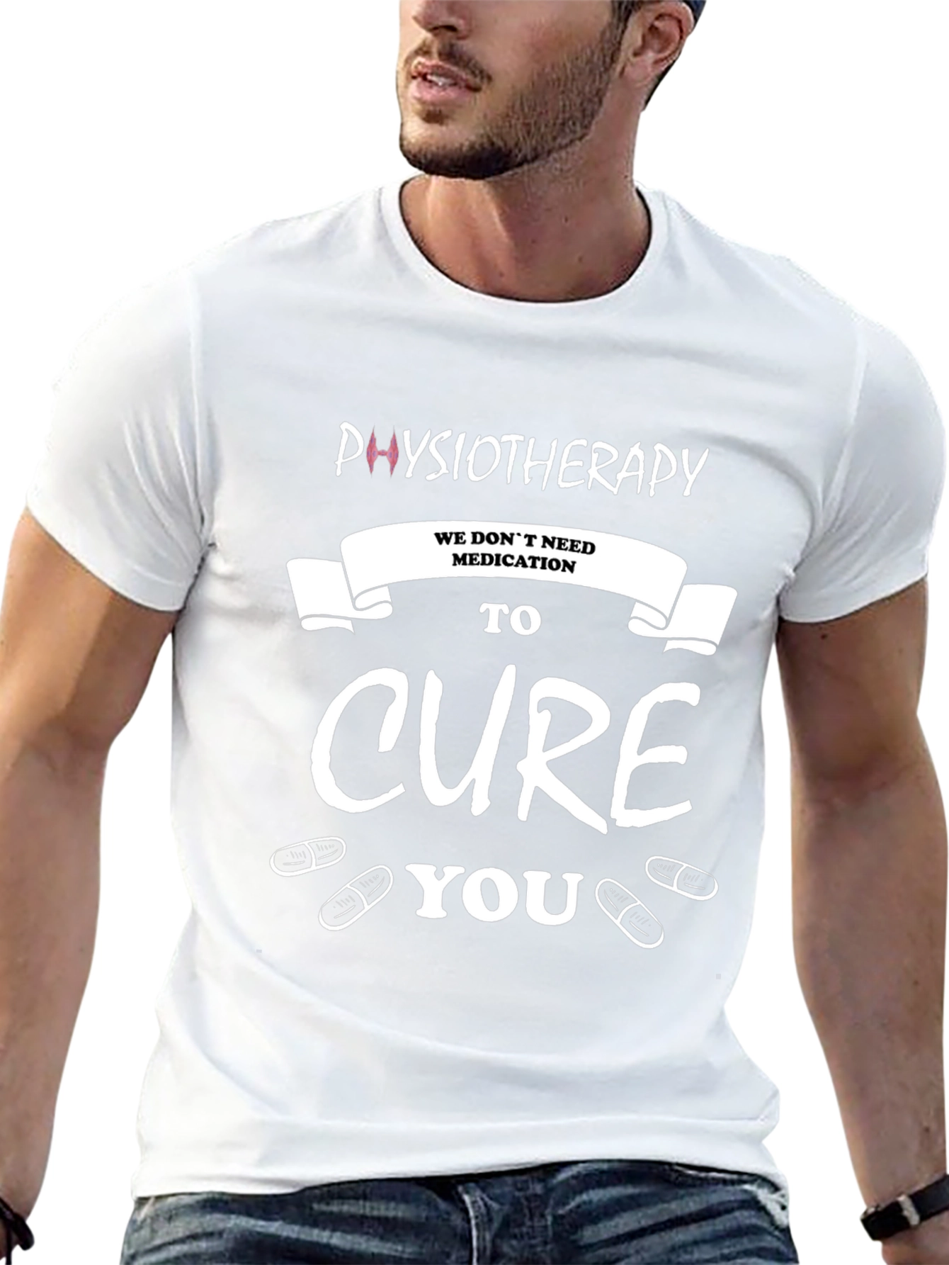 Physiotherapy Cure Graphic T-Shirt