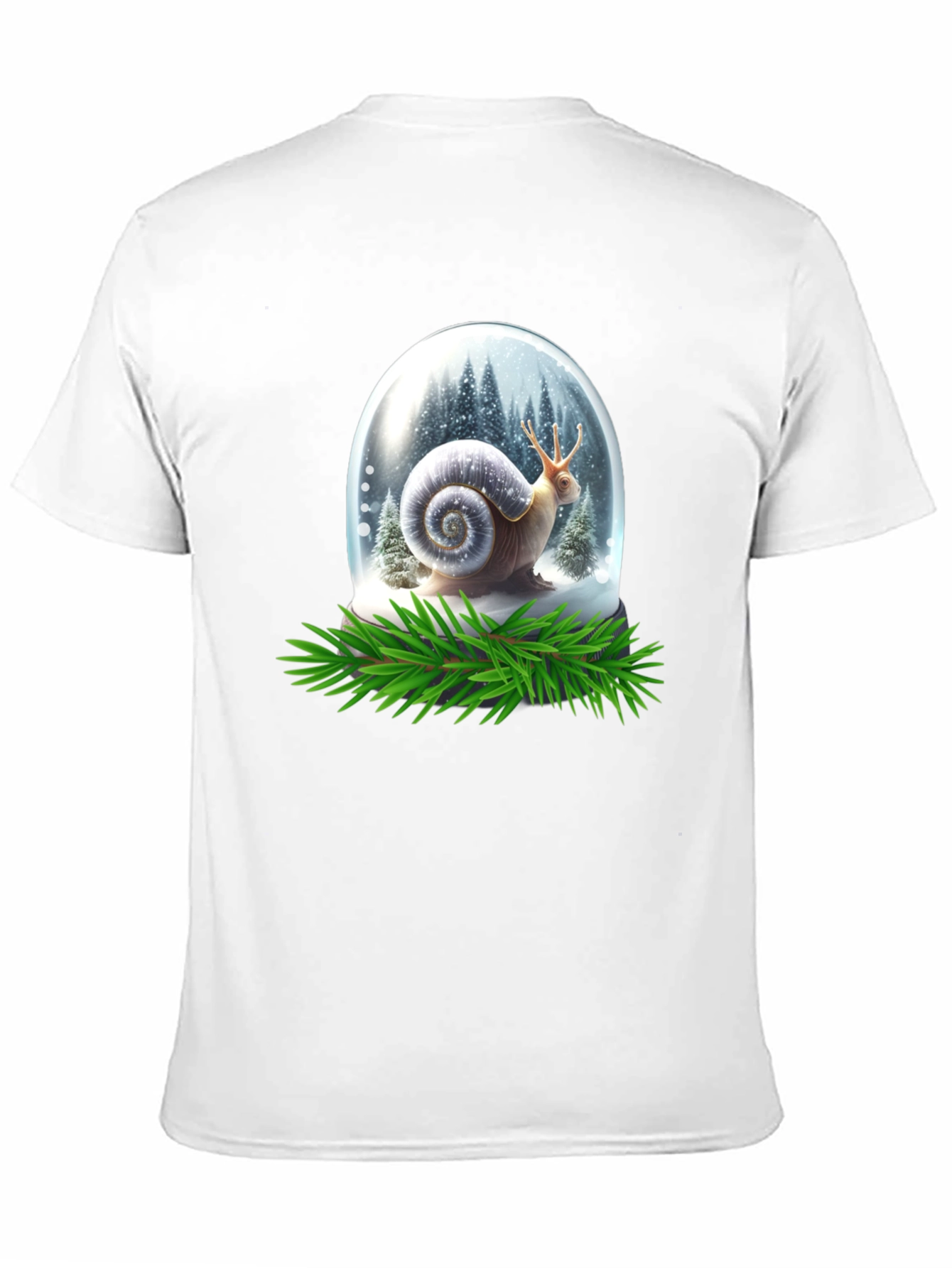 Snail Snow Globe Graphic Tee
