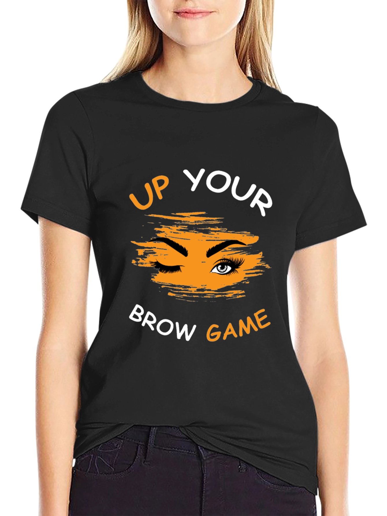 Up Your Brow Game Graphic Tee - Unisex