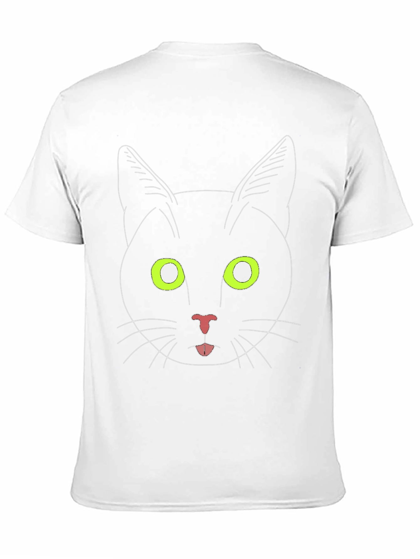 Black Cat Tee - Graphic Print T-Shirt