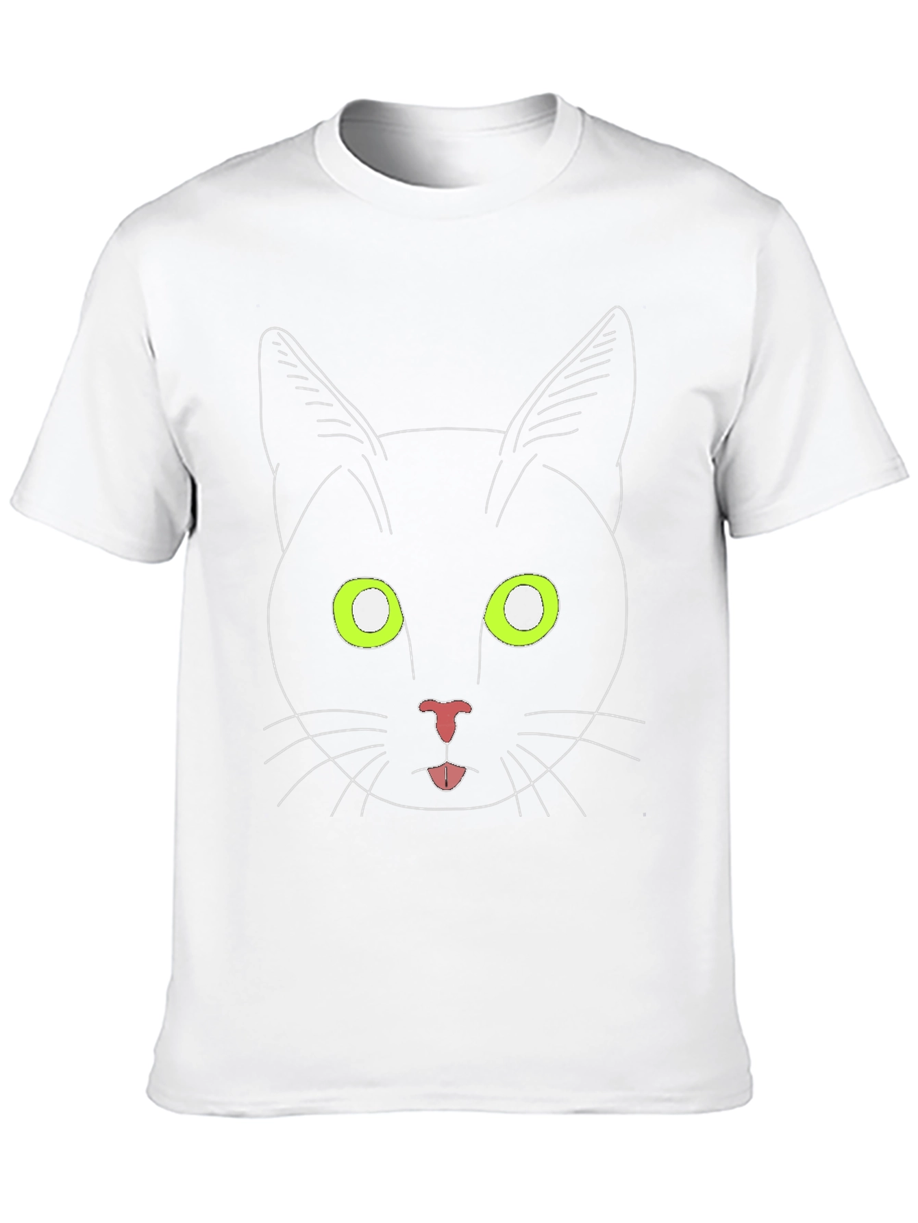 Black Cat Tee - Graphic Print T-Shirt