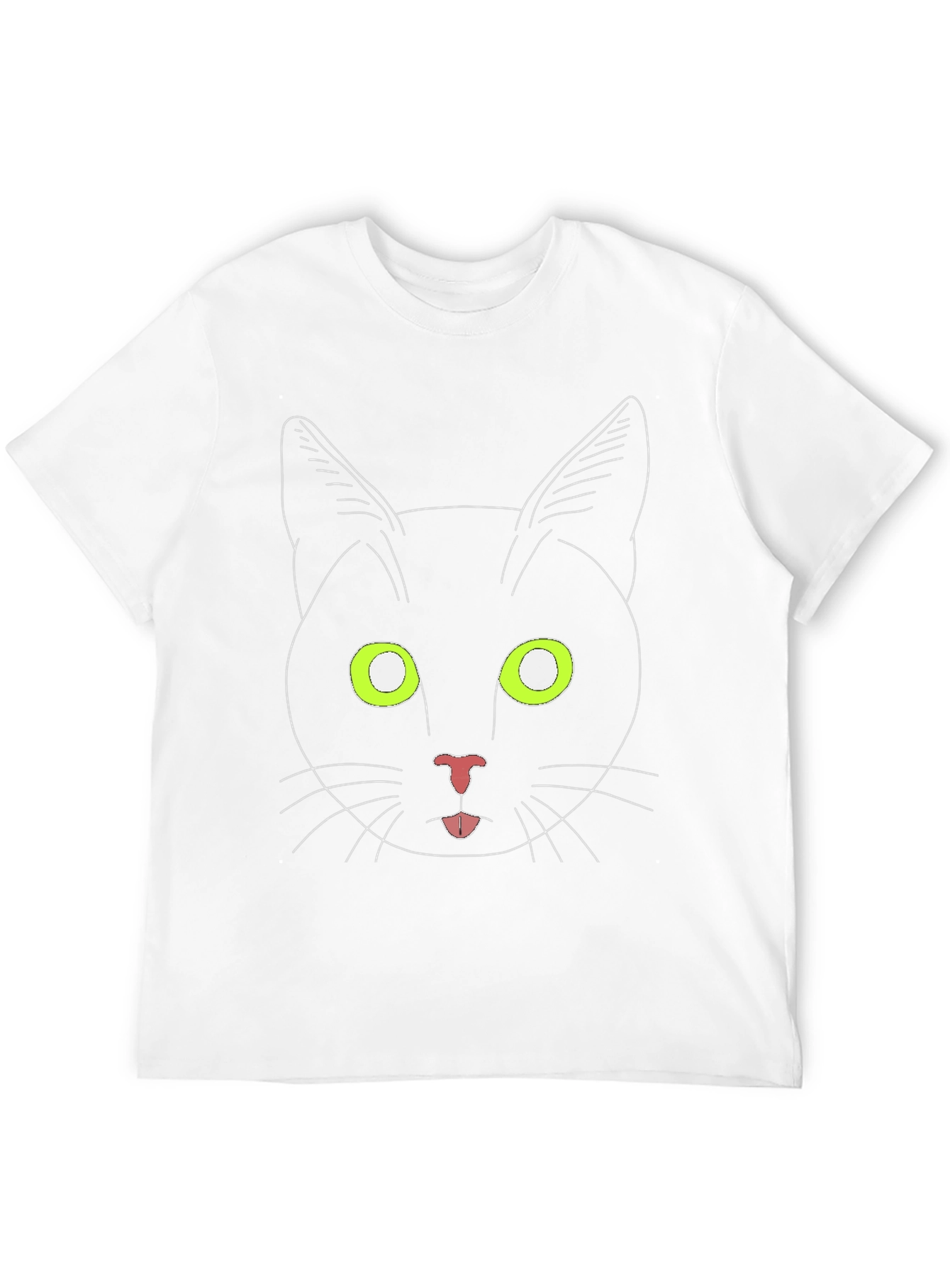 Black Cat Tee - Graphic Print T-Shirt