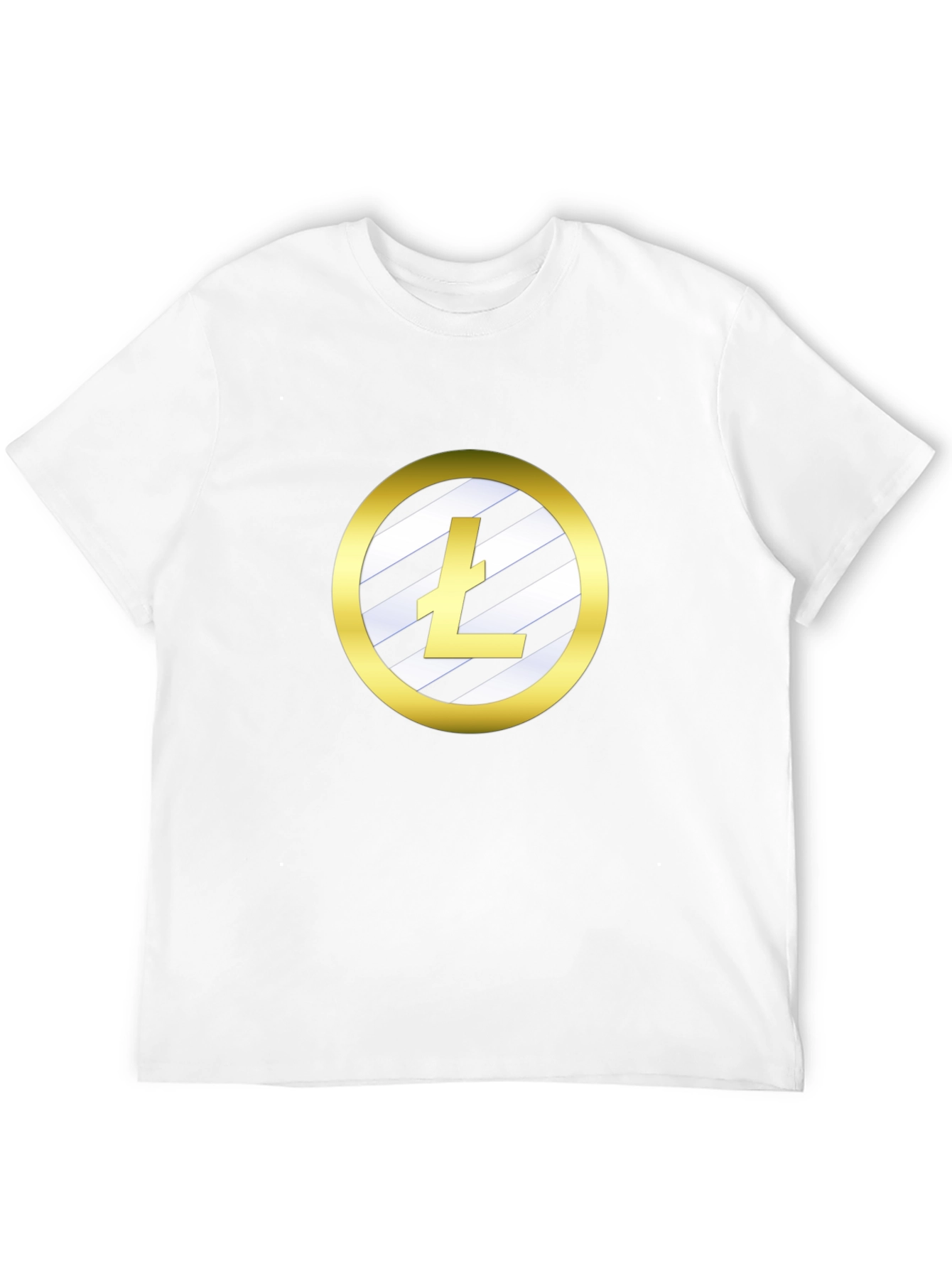 Crypto T-Shirt Litecoin Logo Black Tee