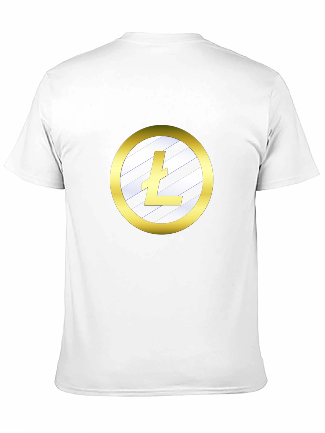 Crypto T-Shirt Litecoin Logo Black Tee