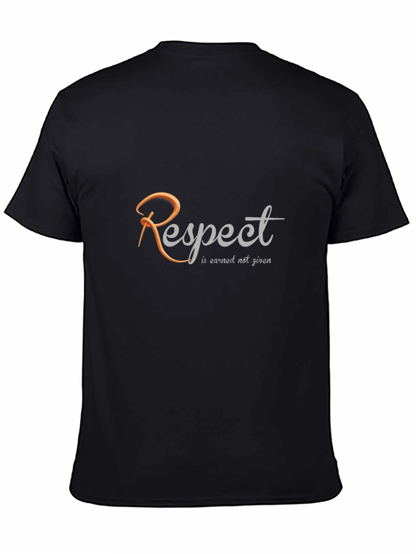Respect Earned Not Given Graphic Tee - Black