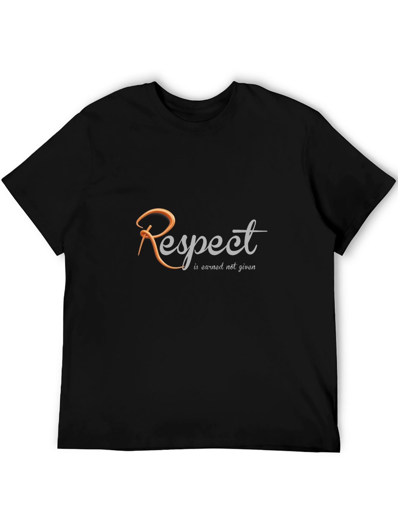 Respect Earned Not Given Graphic Tee - Black