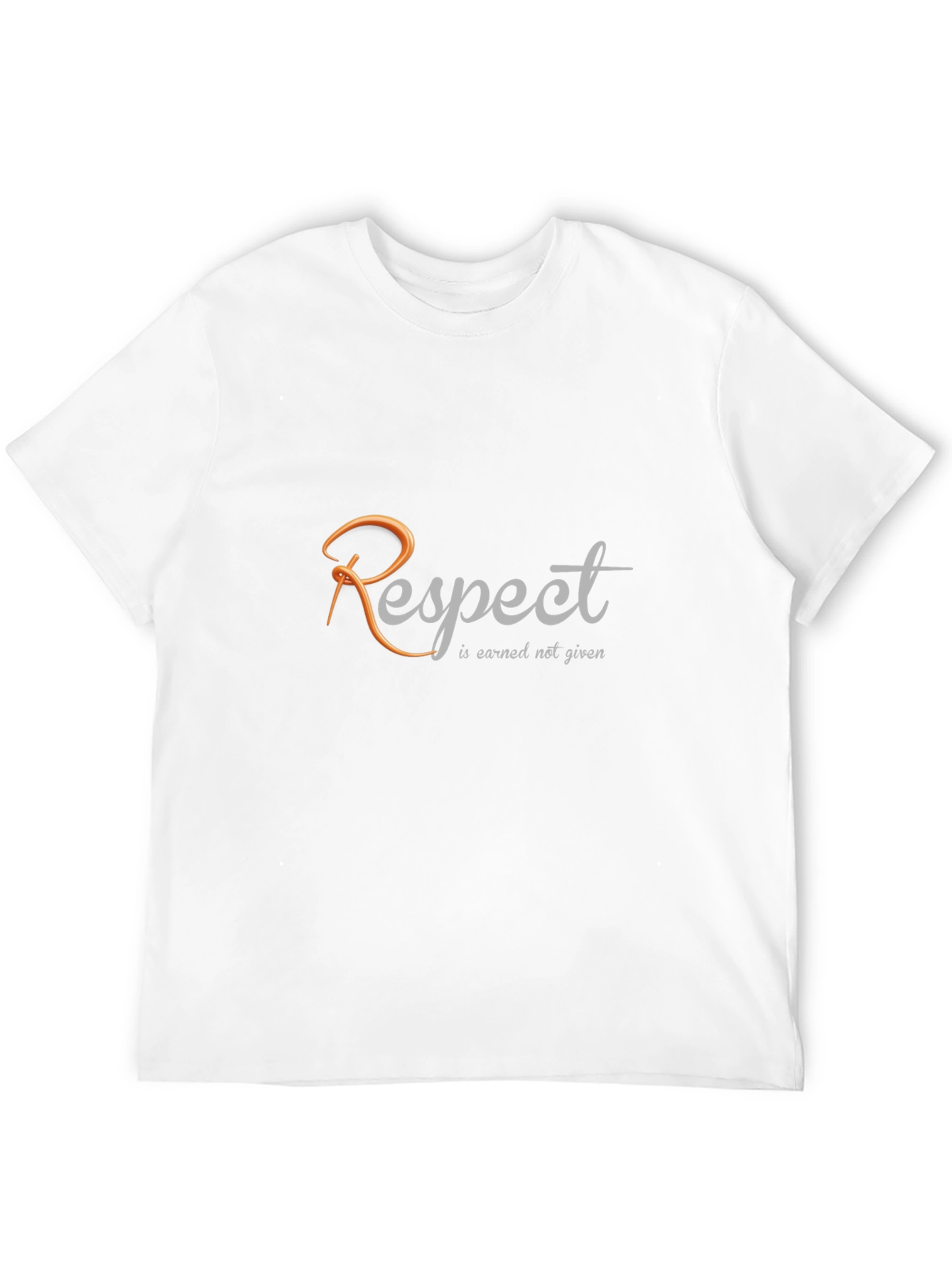 Respect Earned Not Given Graphic Tee - Black