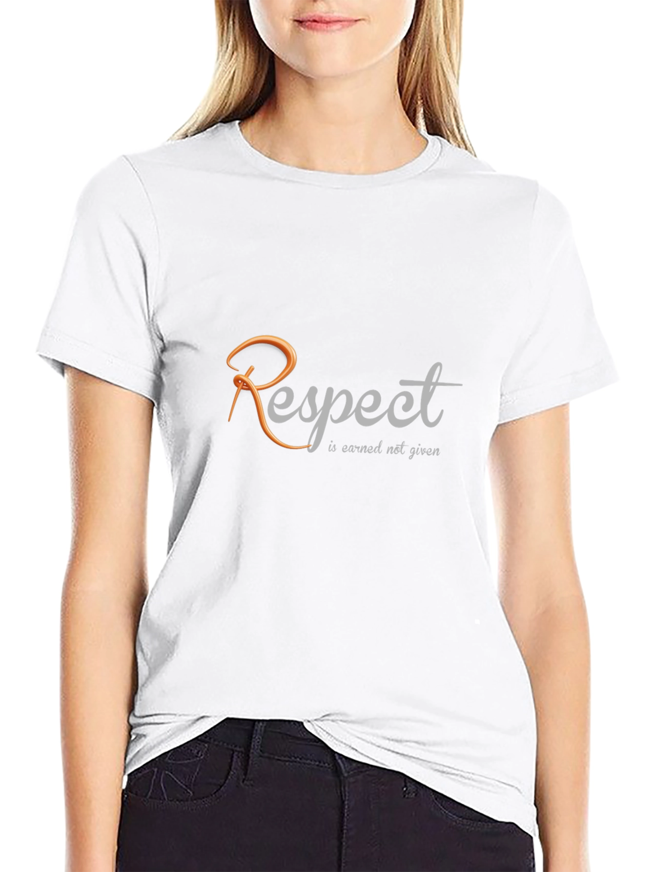 Respect Earned Not Given Graphic Tee - Black