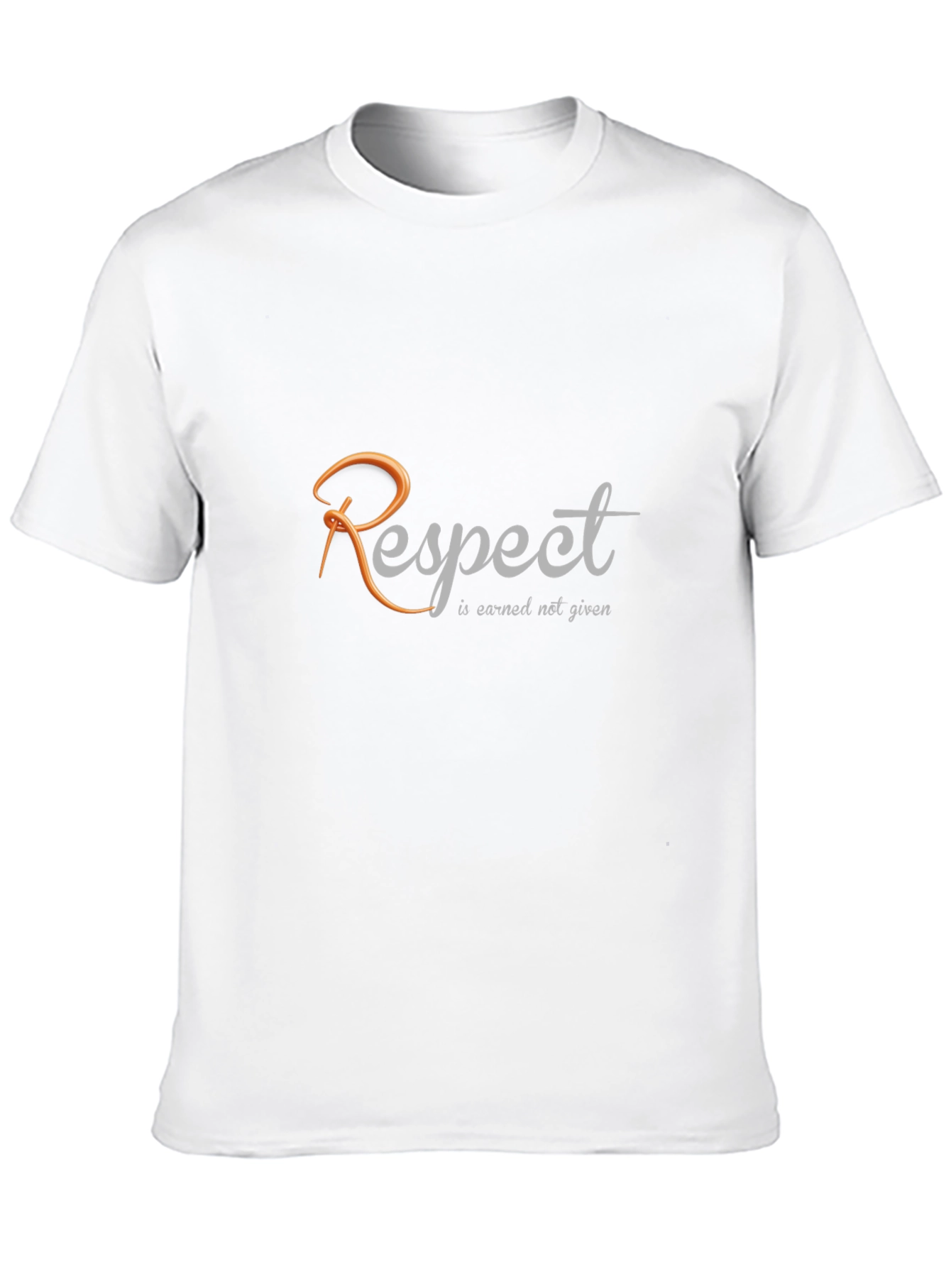 Respect Earned Not Given Graphic Tee - Black