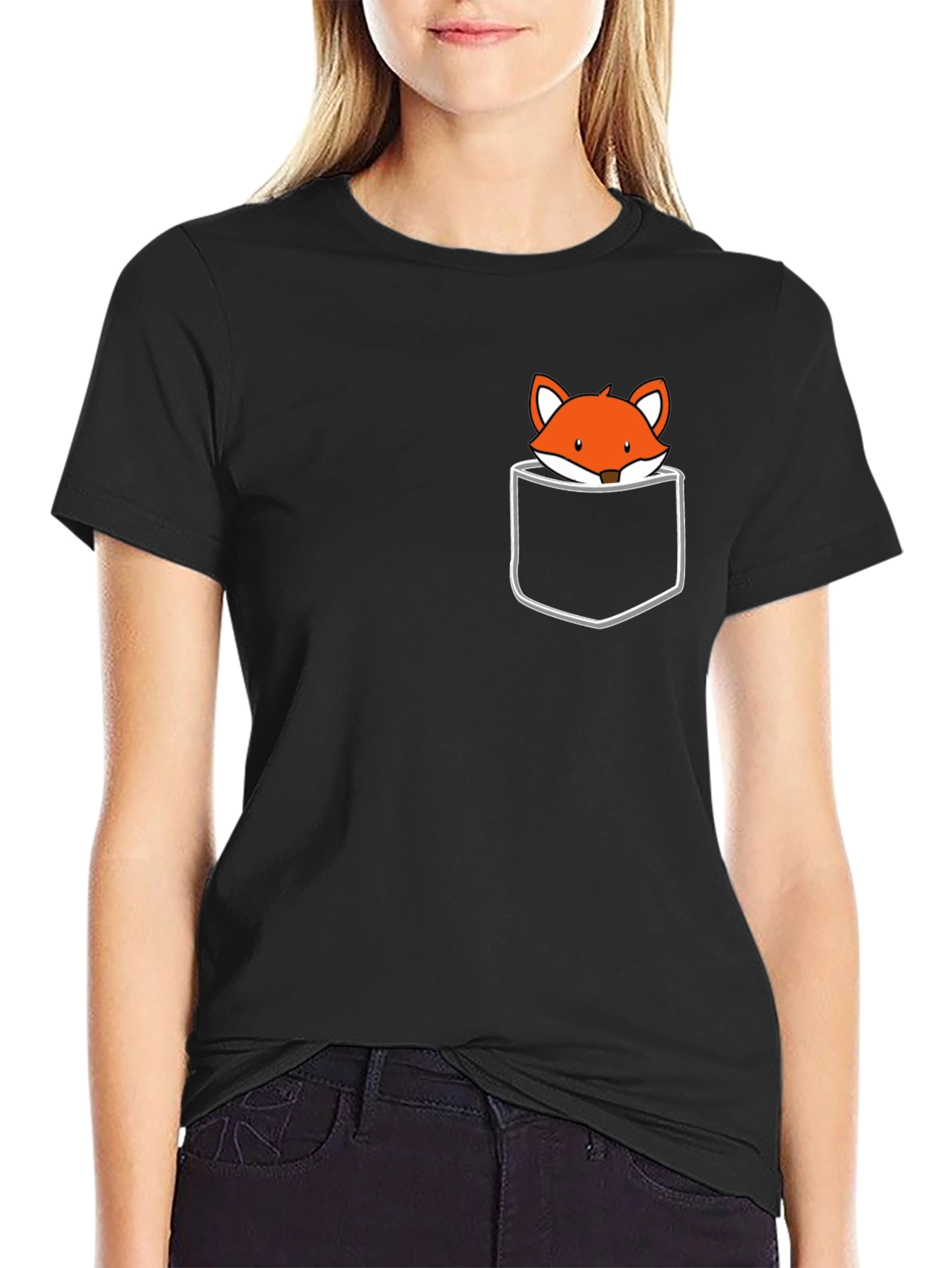 Fox Pocket T-Shirt - Cute & Casual Style