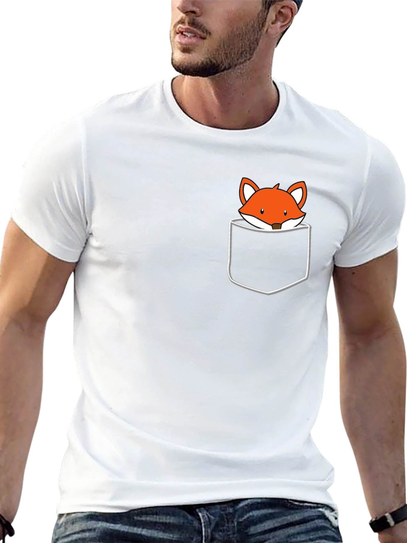 Fox Pocket T-Shirt - Cute & Casual Style