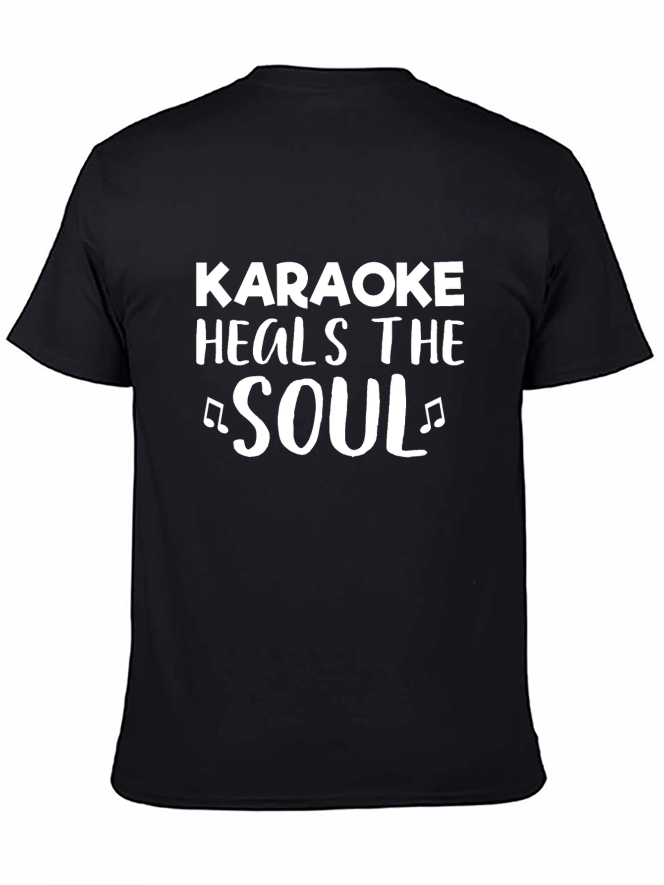 Karaoke Heals the Soul Black T-Shirt