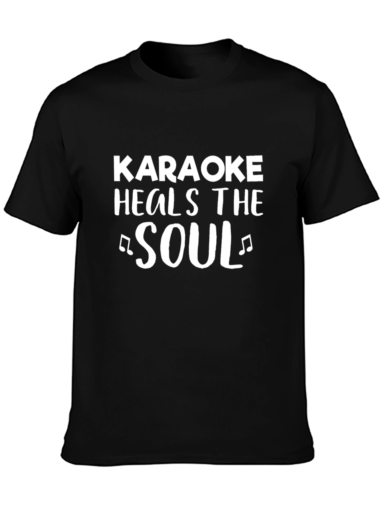 Karaoke Heals the Soul Black T-Shirt