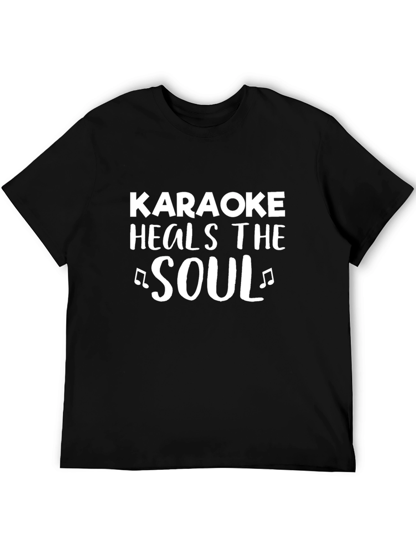 Karaoke Heals the Soul Black T-Shirt