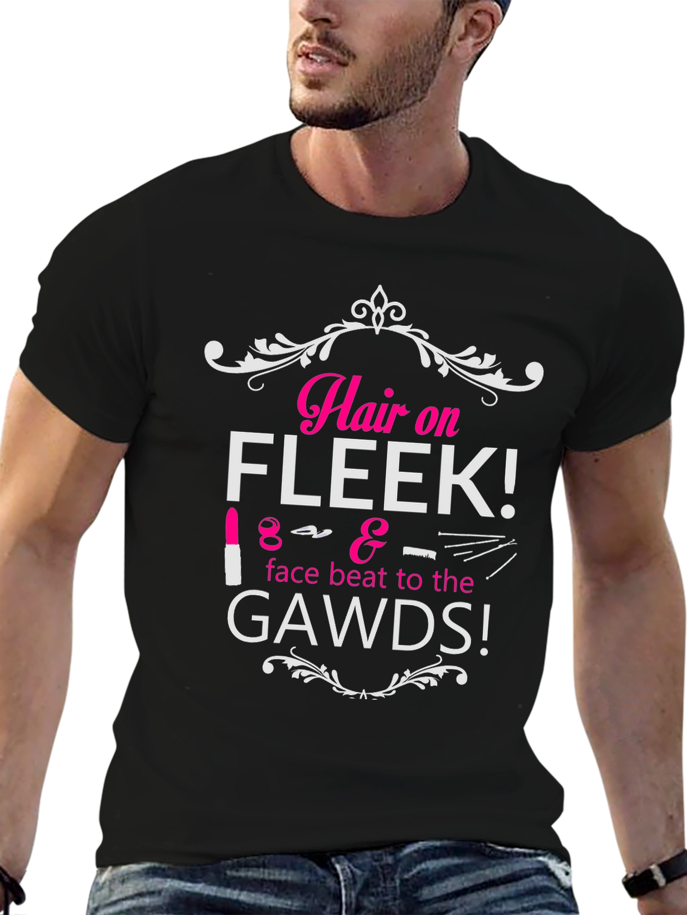 Hair on Fleek Graphic Tee - Beauty Fashion T-Shirt