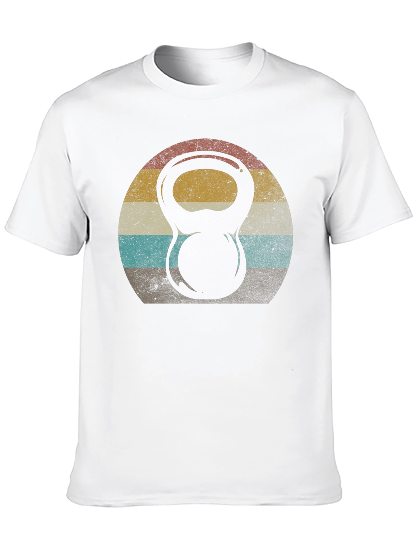 Retro Kettlebell Workout T-Shirt