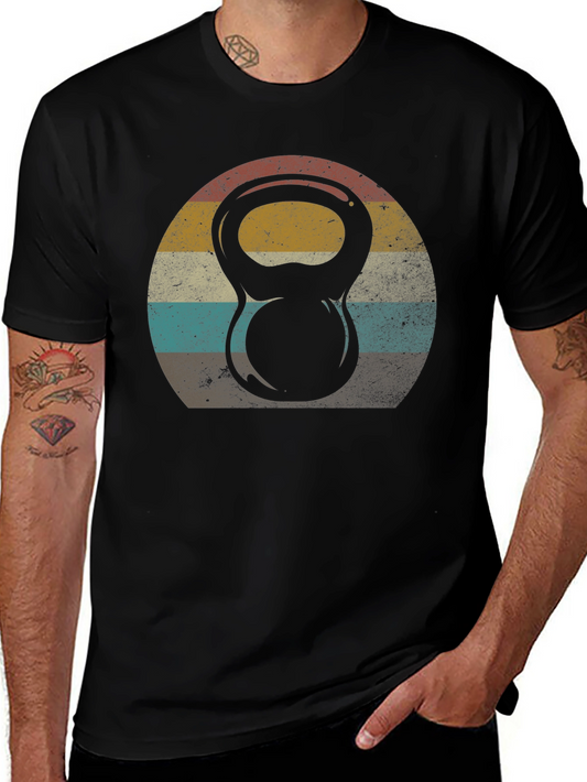 Retro Kettlebell Workout T-Shirt