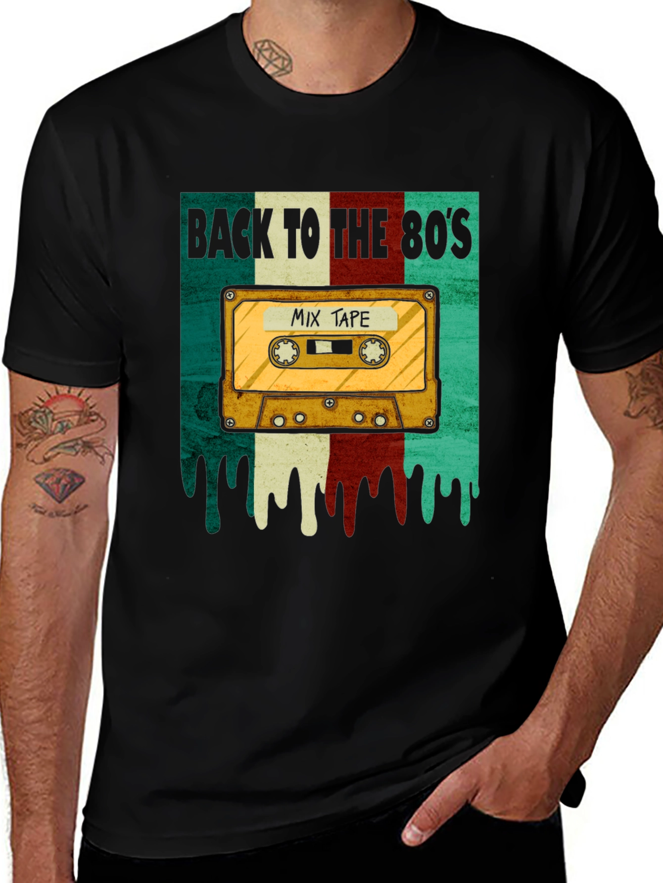 Back to the 80s Mix Tape T-Shirt