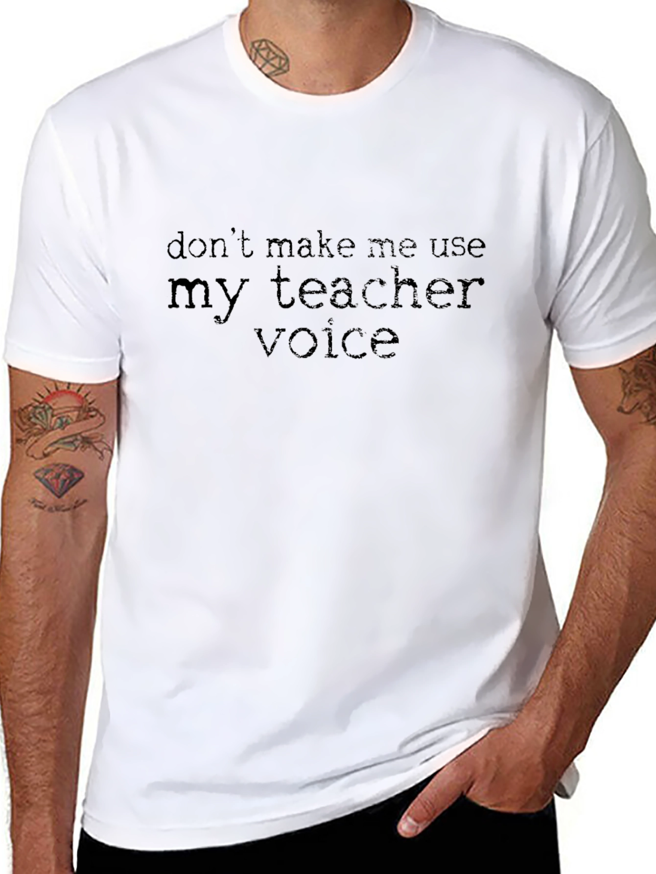 Teacher Voice Graphic Tee - Soft Cotton Blend