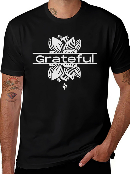 Grateful Lotus Graphic Tee - Black