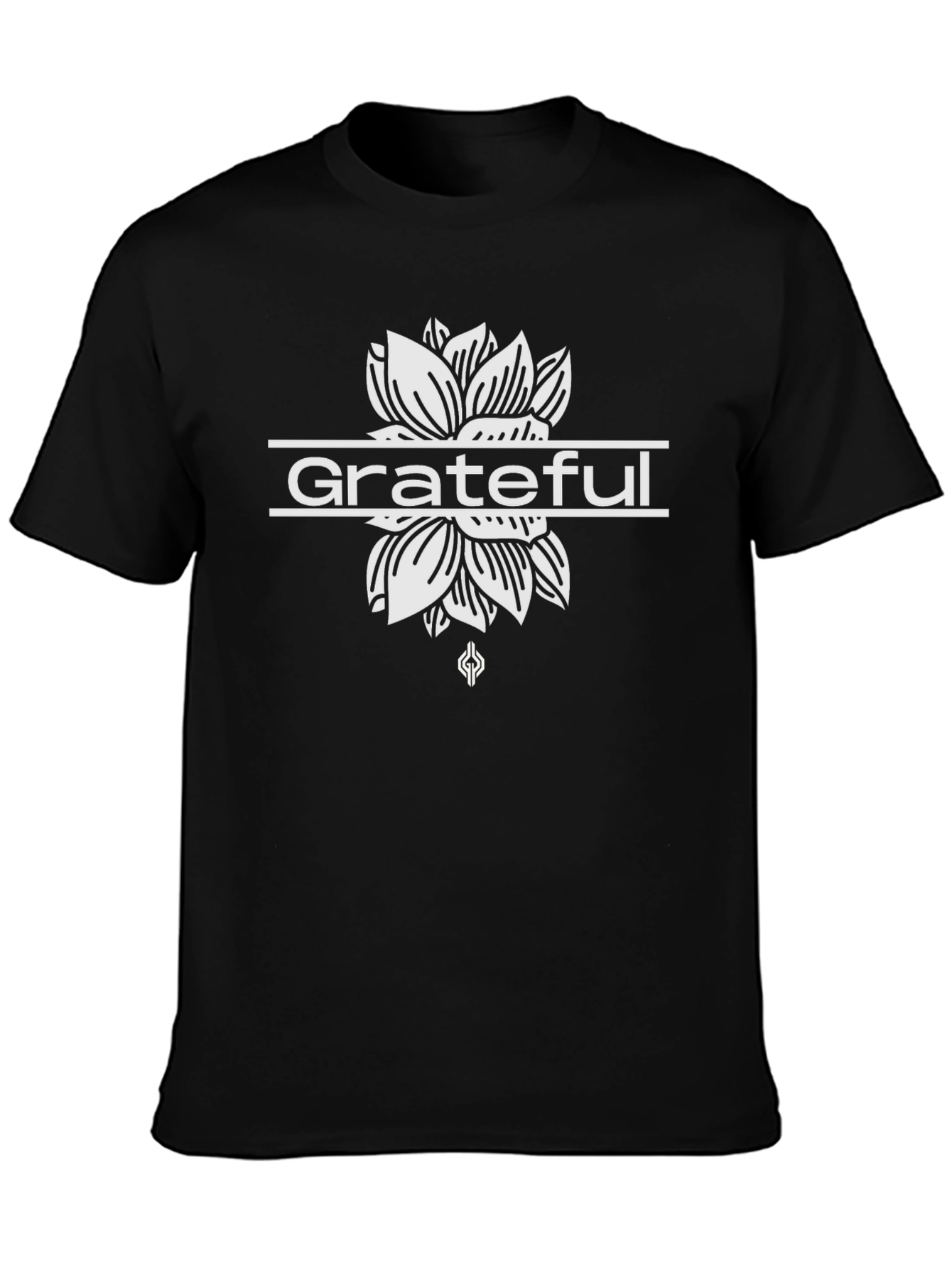 Grateful Lotus Graphic Tee - Black