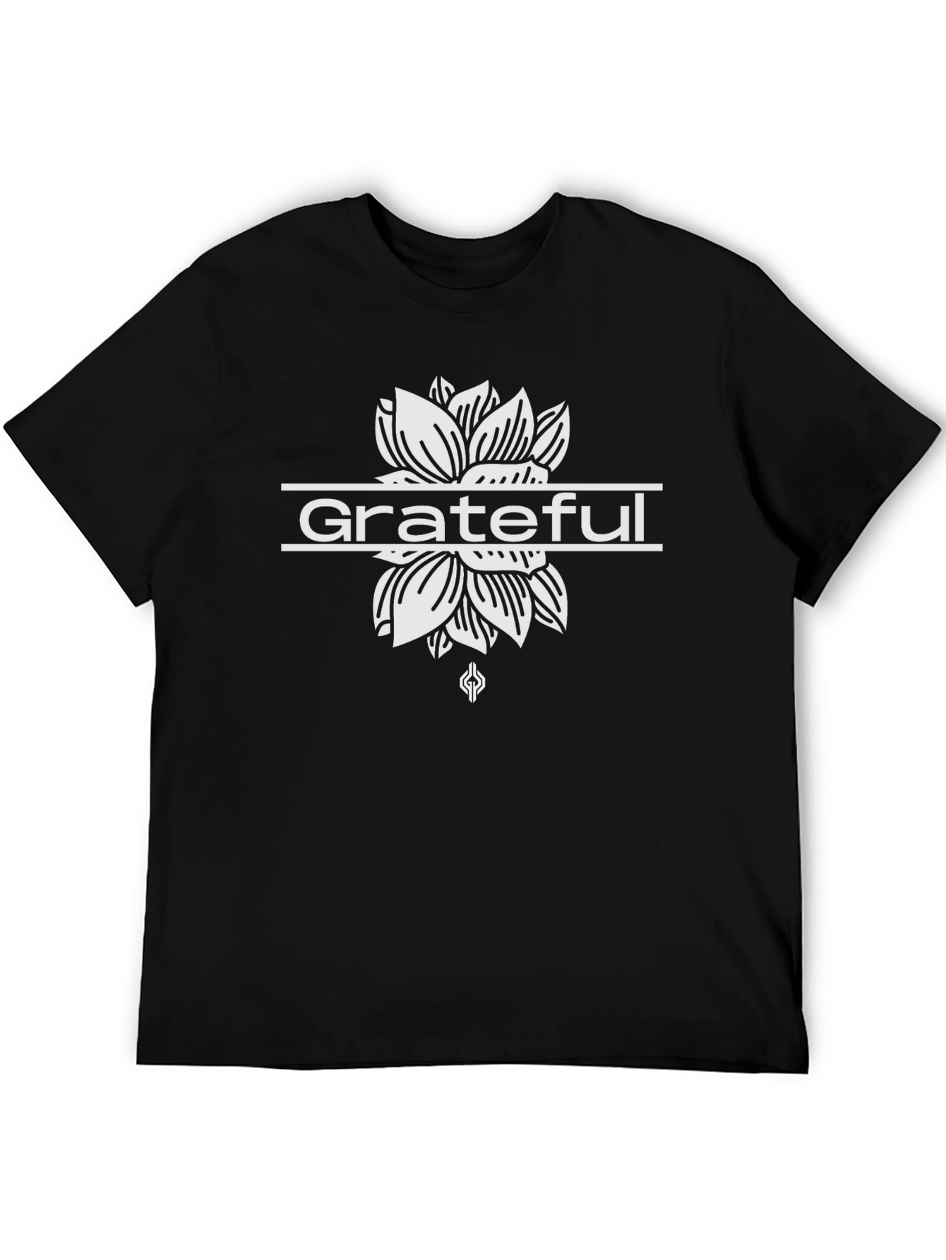 Grateful Lotus Graphic Tee - Black