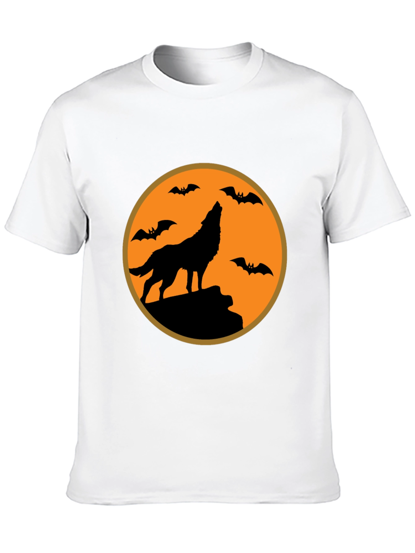 Halloween Wolf T-Shirt - Spooky Season Tee