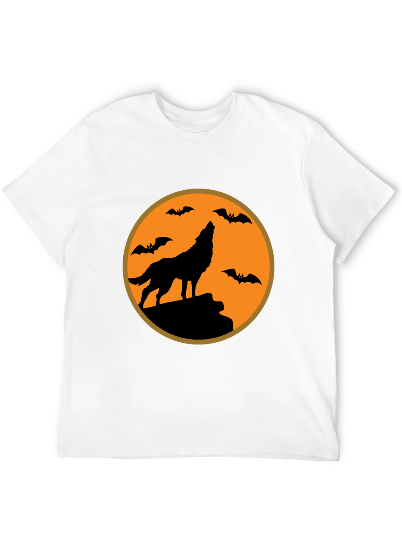 Halloween Wolf T-Shirt - Spooky Season Tee