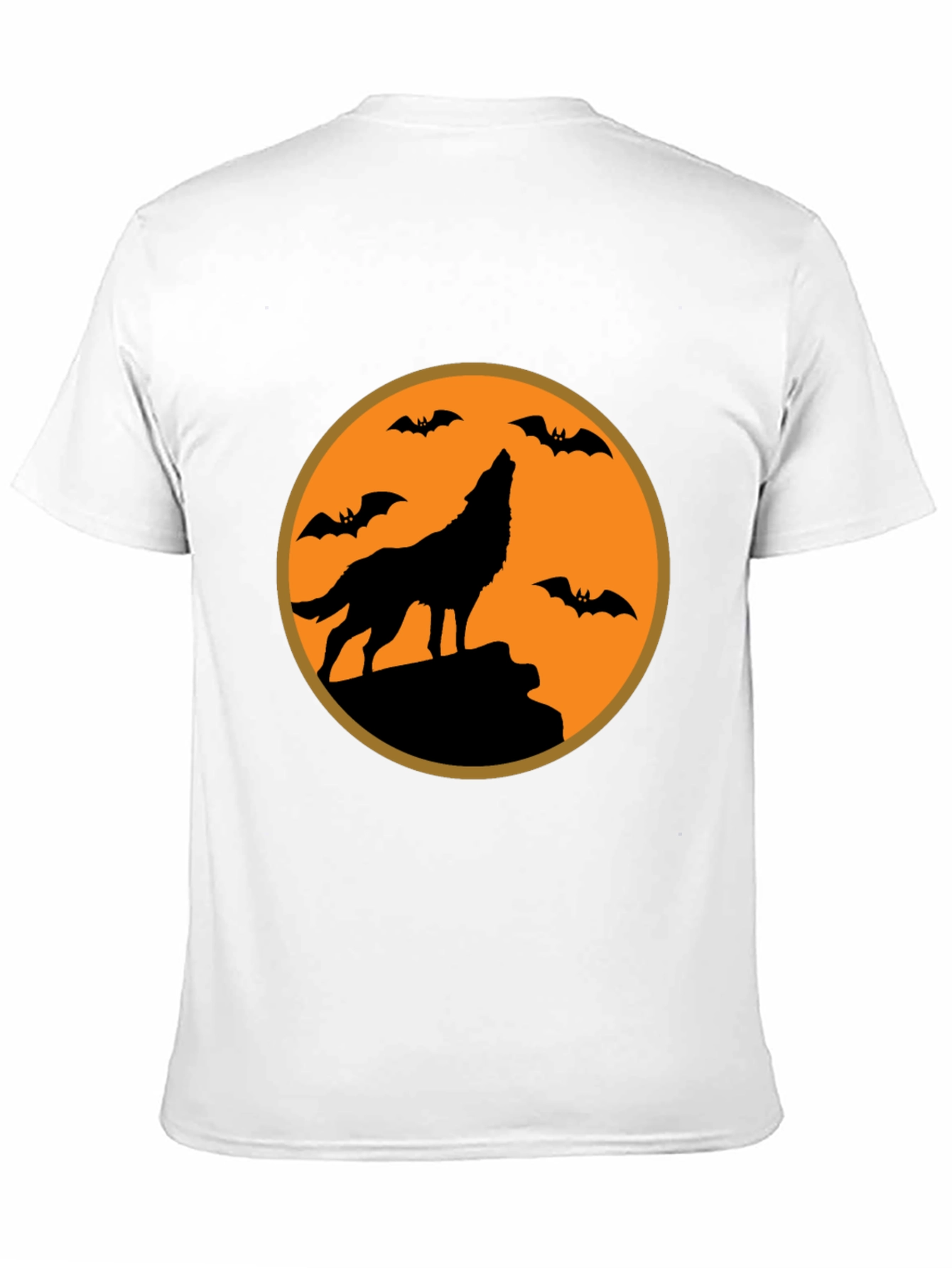Halloween Wolf T-Shirt - Spooky Season Tee