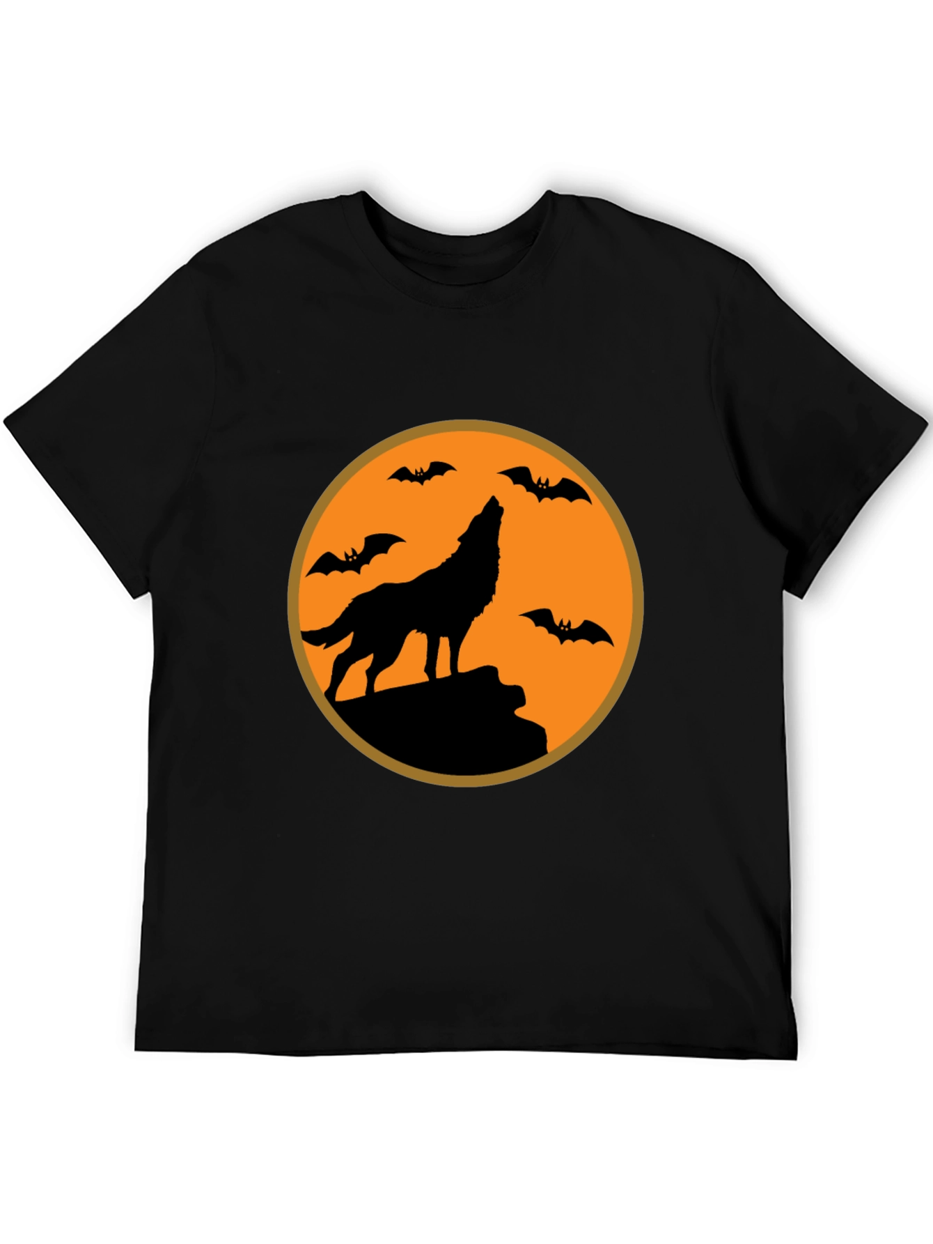 Halloween Wolf T-Shirt - Spooky Season Tee