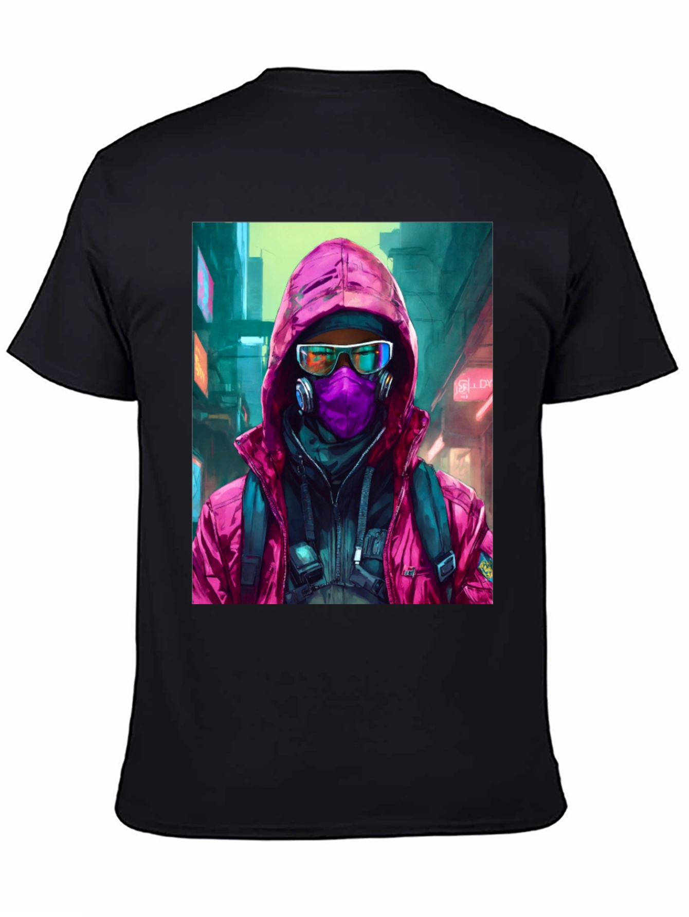 Cyberpunk Streetwear Graphic Tee