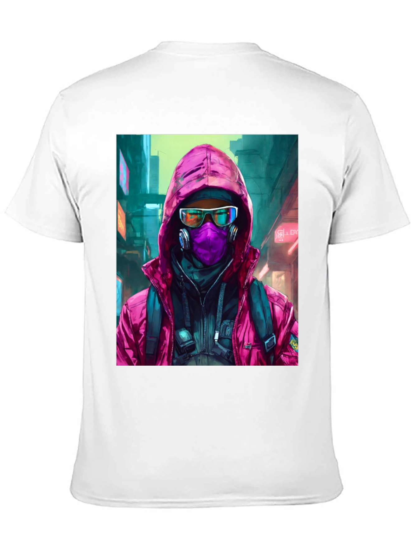 Cyberpunk Streetwear Graphic Tee