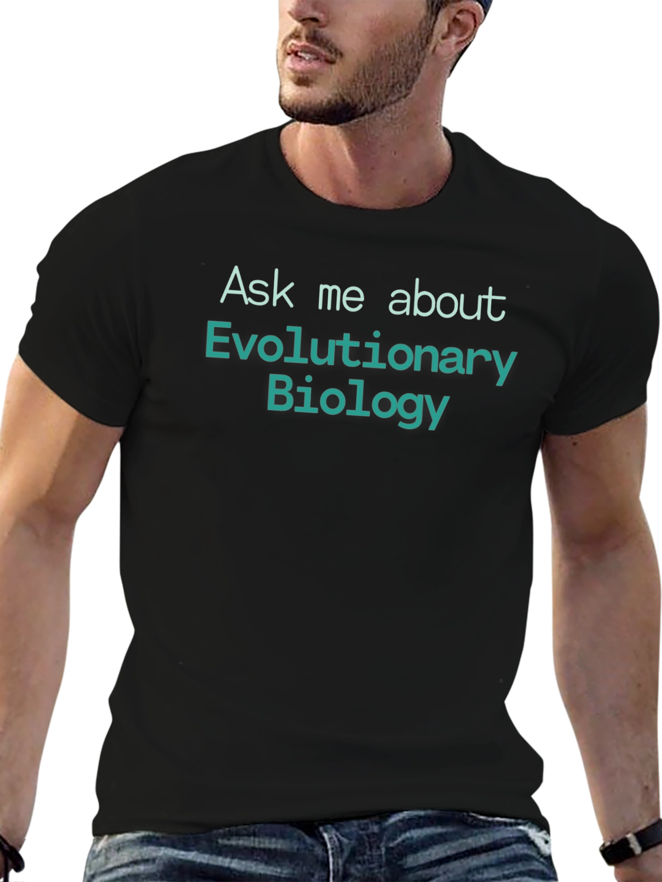 Evolutionary Biology T-Shirt - Ask Me About Science!