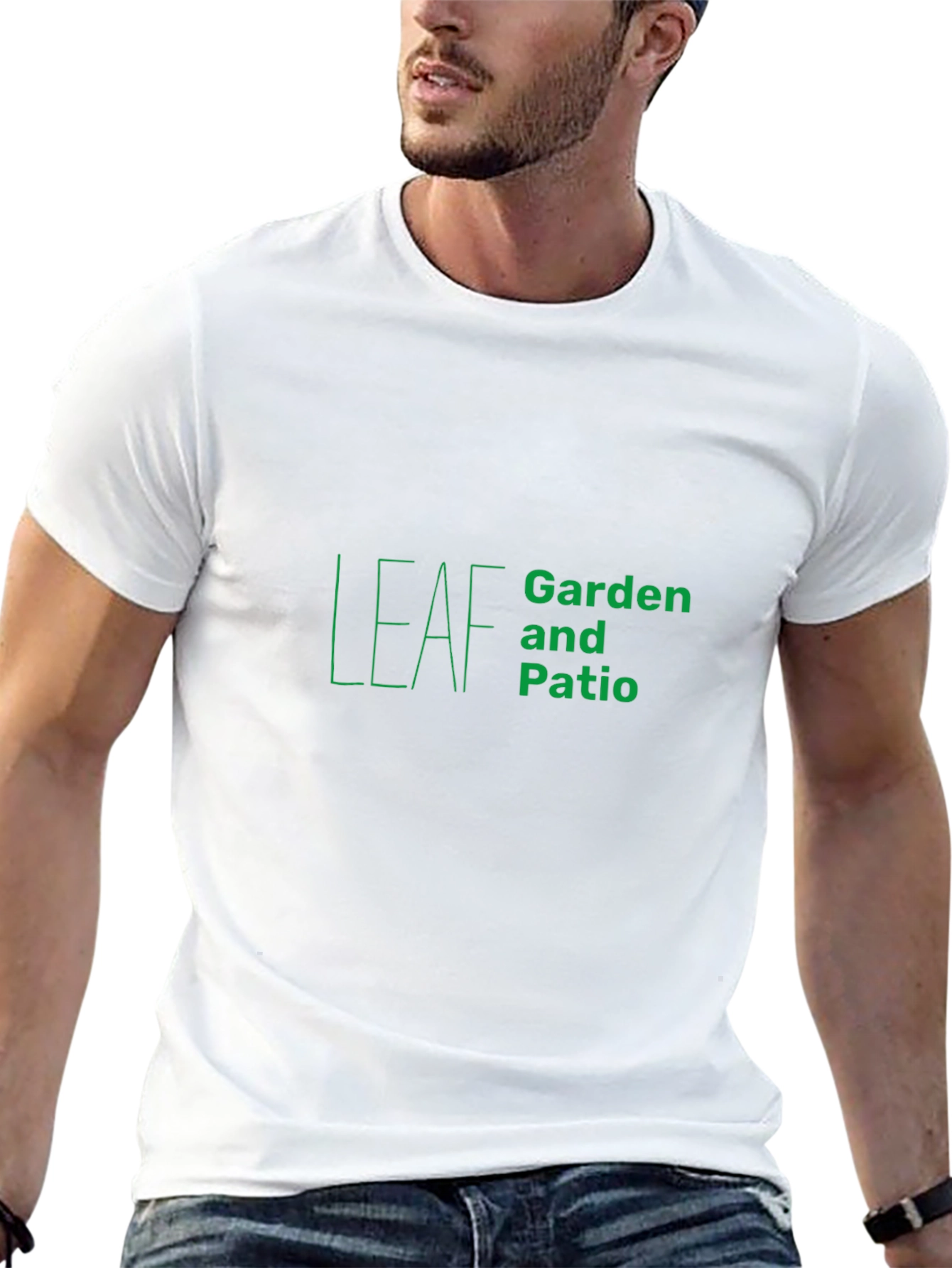 Leaf Garden & Patio Black T-Shirt