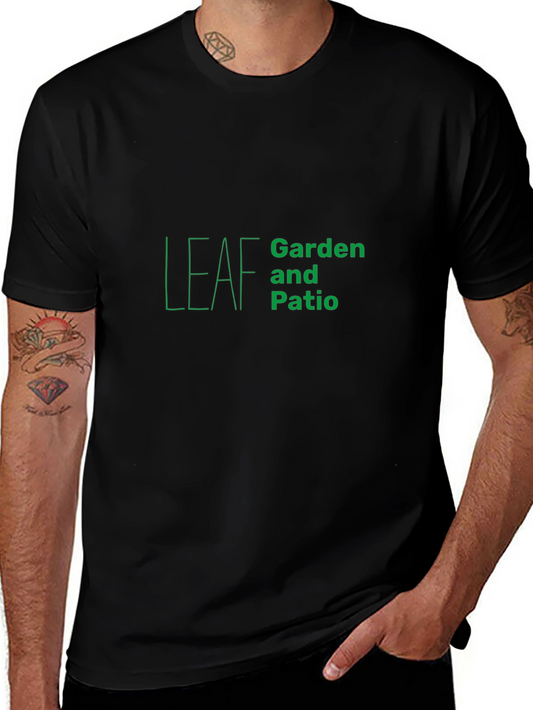 Leaf Garden & Patio Black T-Shirt