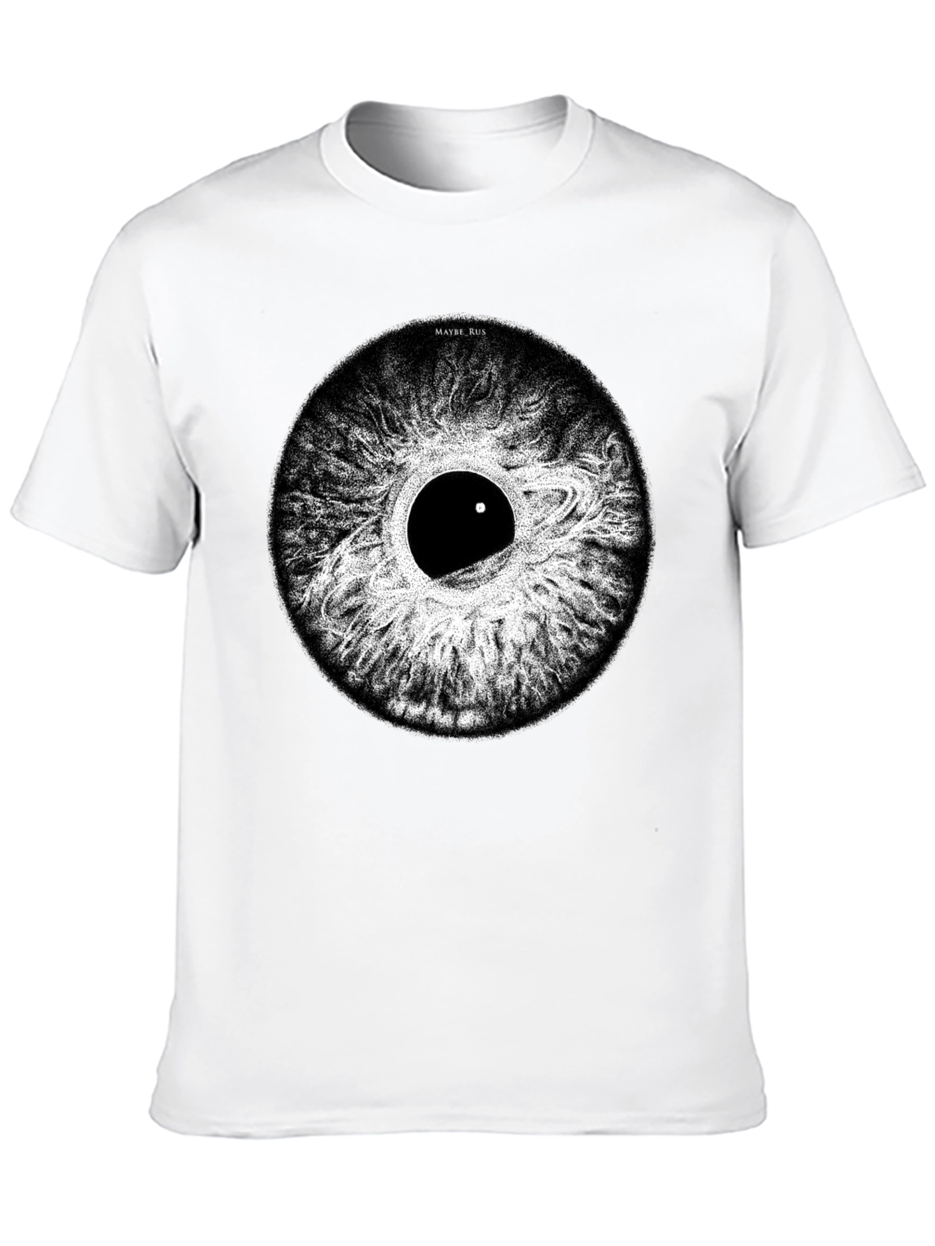 Eye Graphic T-Shirt - Unique Saturn Design
