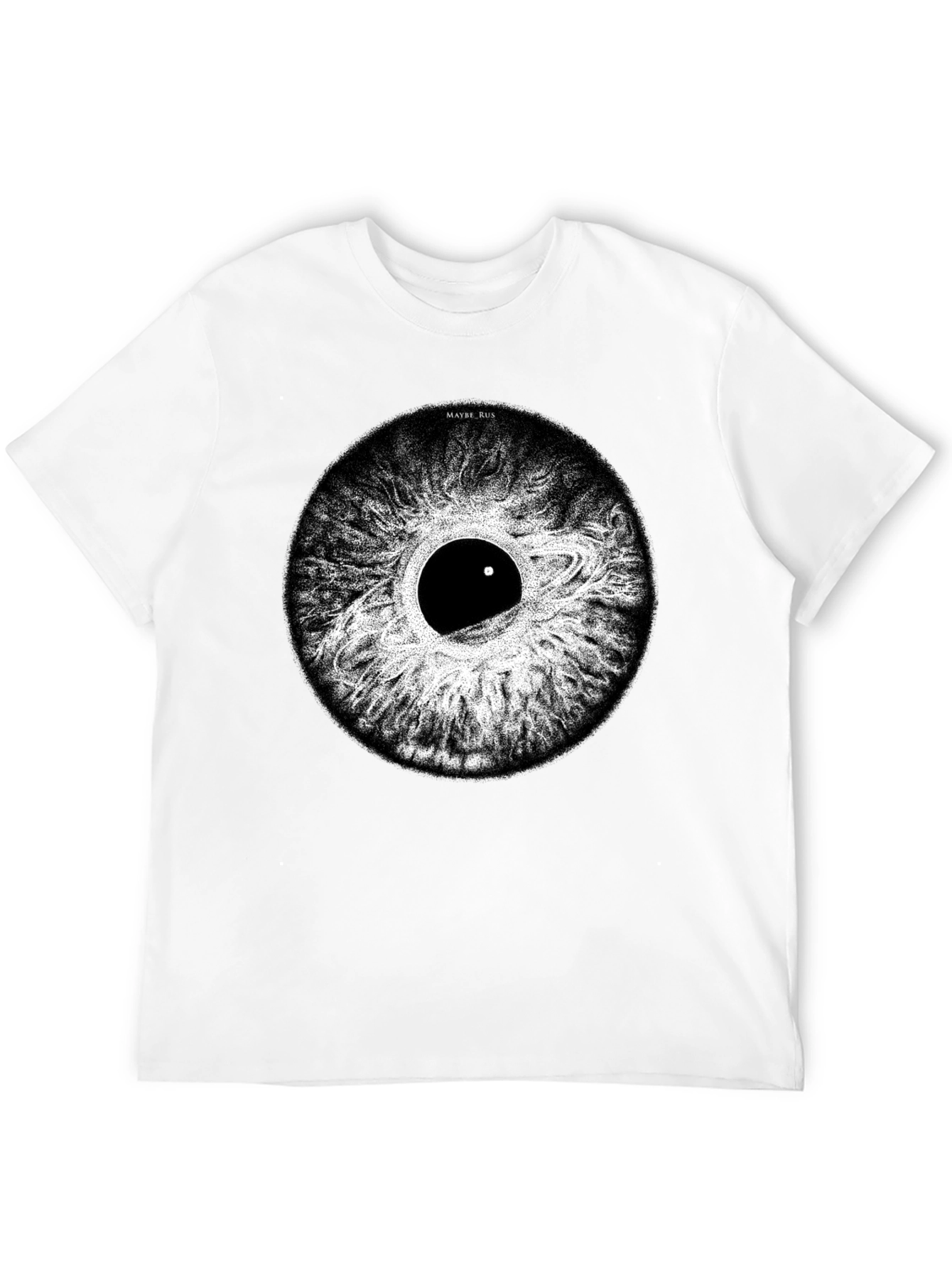 Eye Graphic T-Shirt - Unique Saturn Design