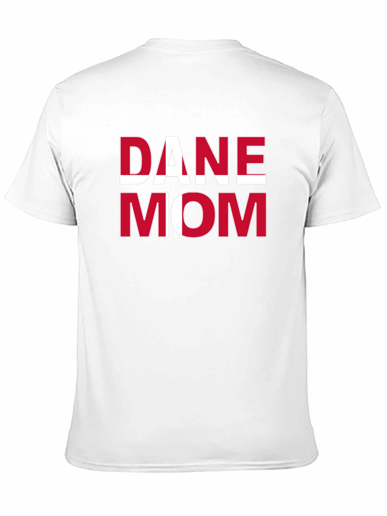 Dane Mom T-Shirt - Danish Flag Pride