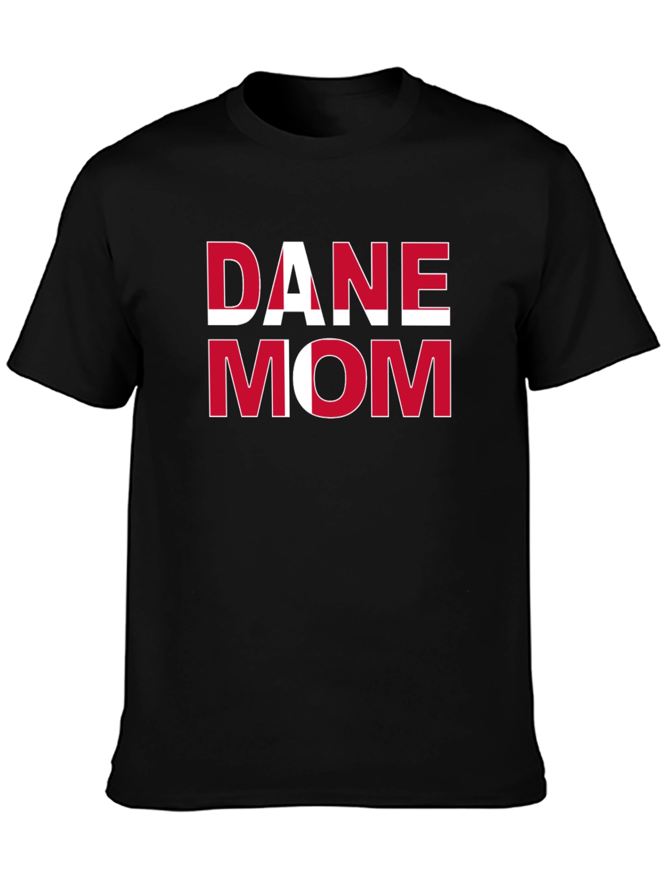 Dane Mom T-Shirt - Danish Flag Pride