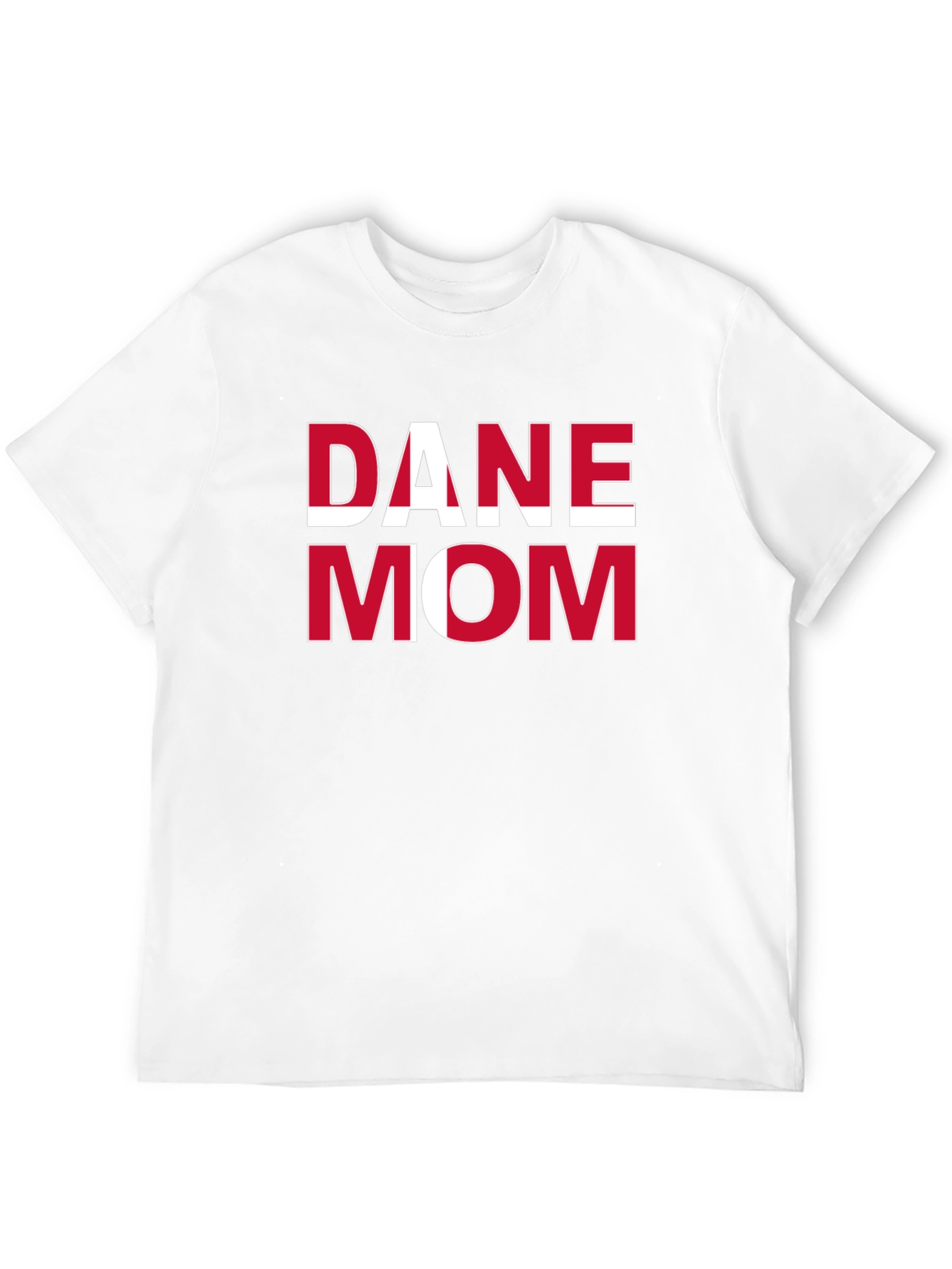 Dane Mom T-Shirt - Danish Flag Pride