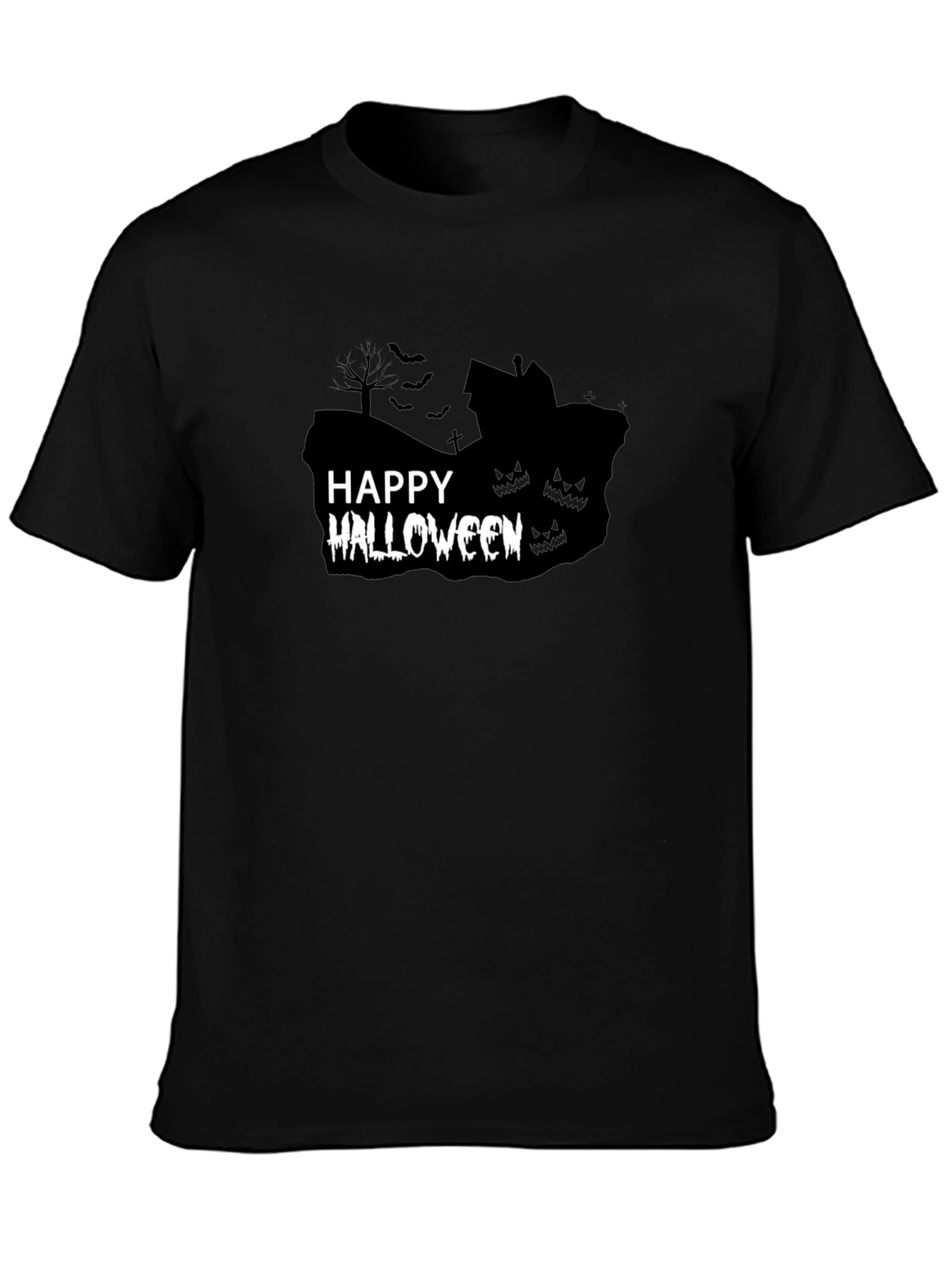 Happy Halloween T-Shirt - Spooky Silhouette