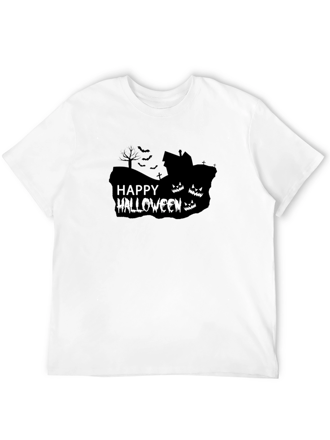 Happy Halloween T-Shirt - Spooky Silhouette