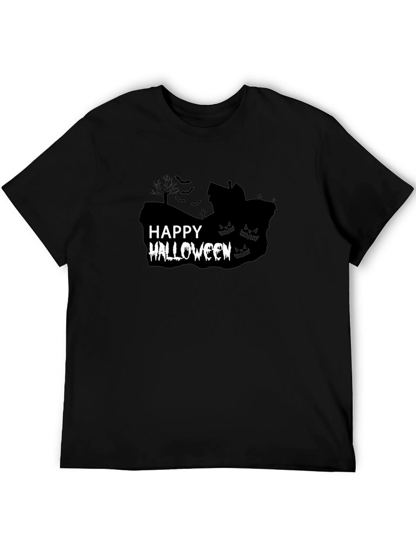 Happy Halloween T-Shirt - Spooky Silhouette