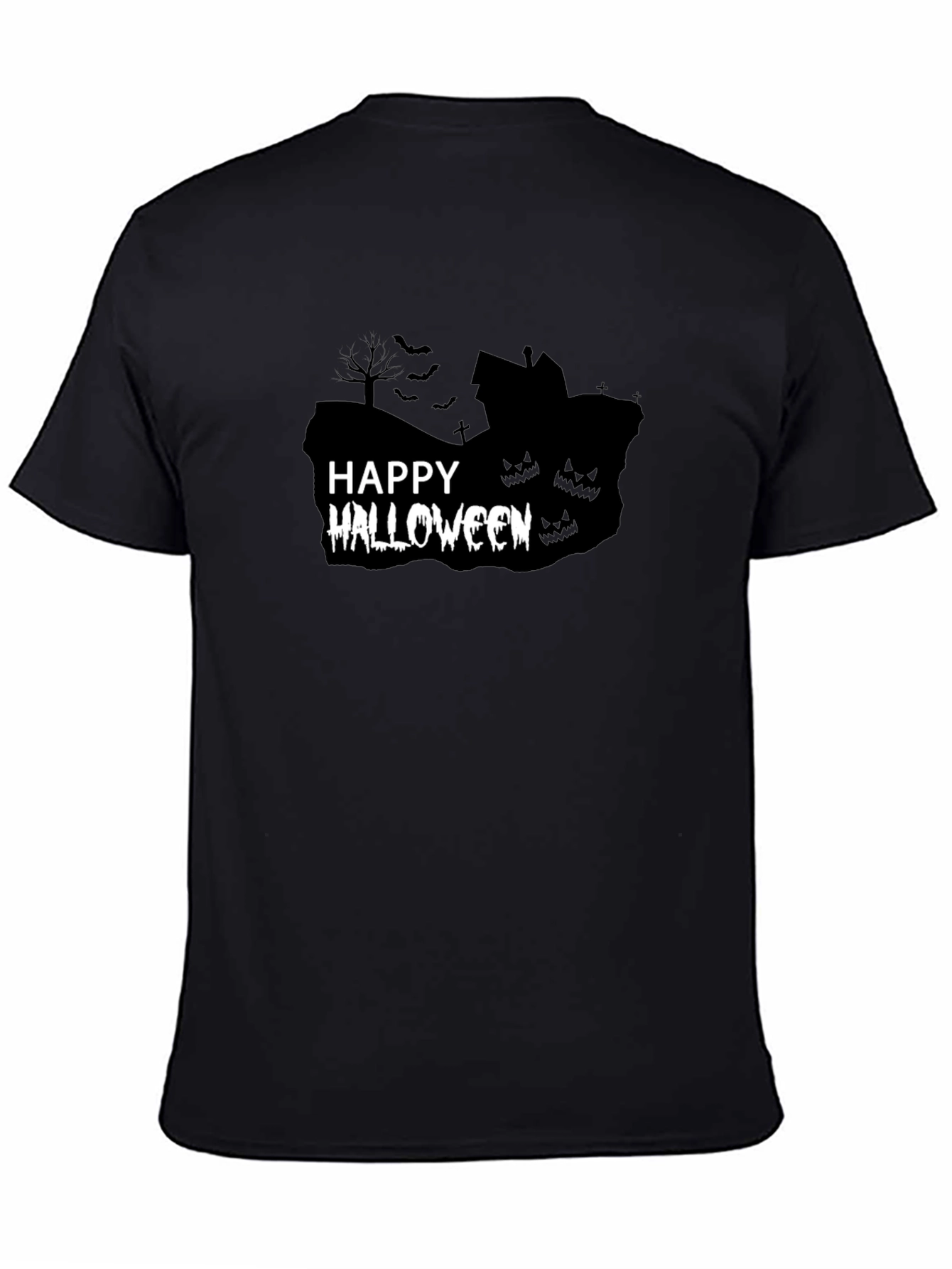 Happy Halloween T-Shirt - Spooky Silhouette