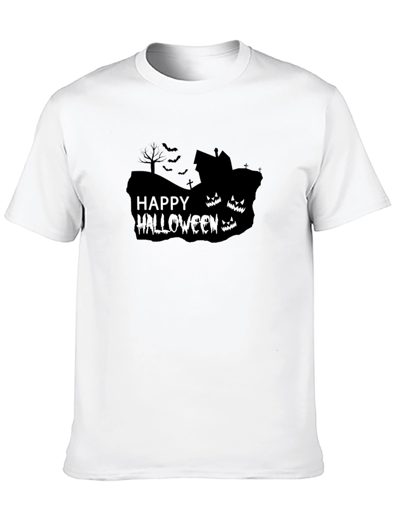 Happy Halloween T-Shirt - Spooky Silhouette