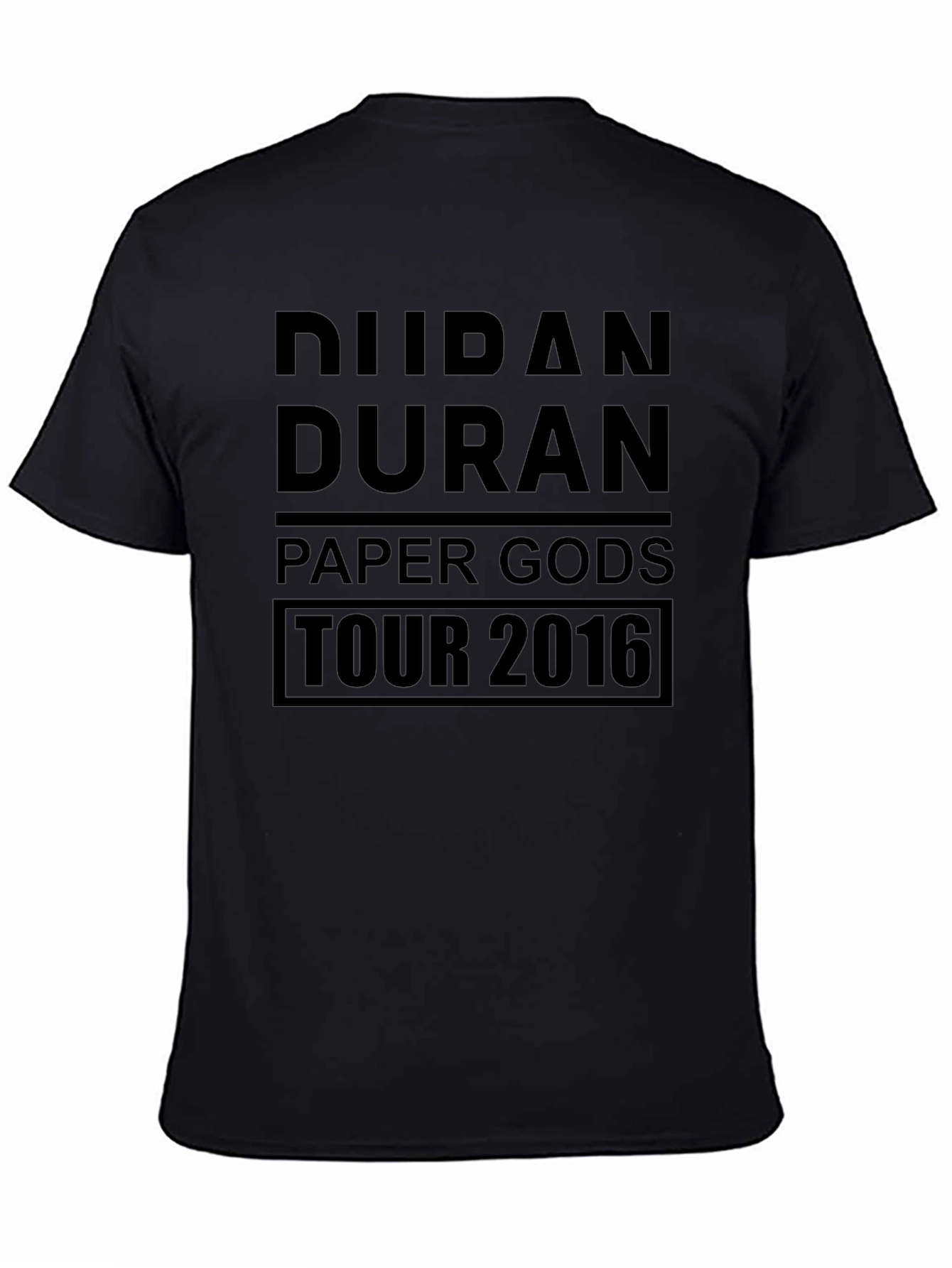 Duran Duran Paper Gods Tour 2016 Black T-Shirt
