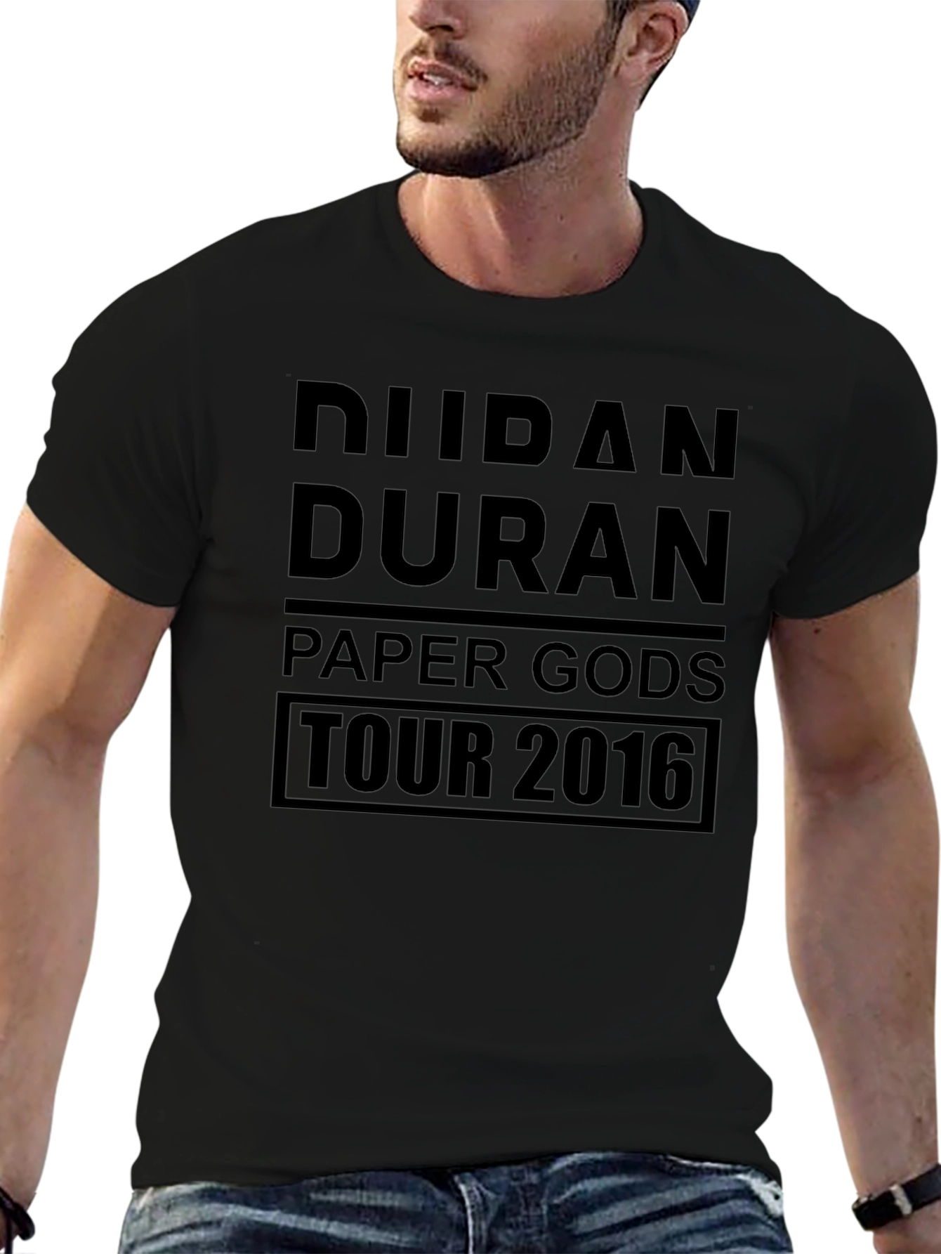 Duran Duran Paper Gods Tour 2016 Black T-Shirt