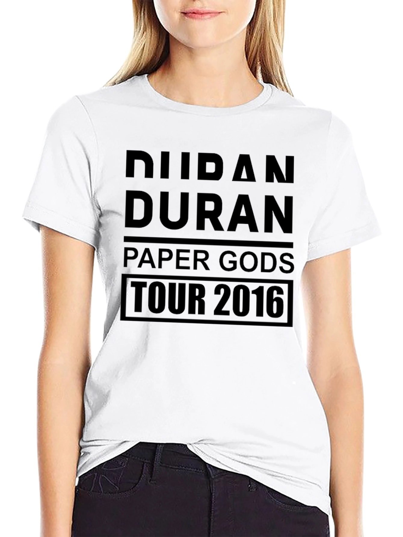 Duran Duran Paper Gods Tour 2016 Black T-Shirt