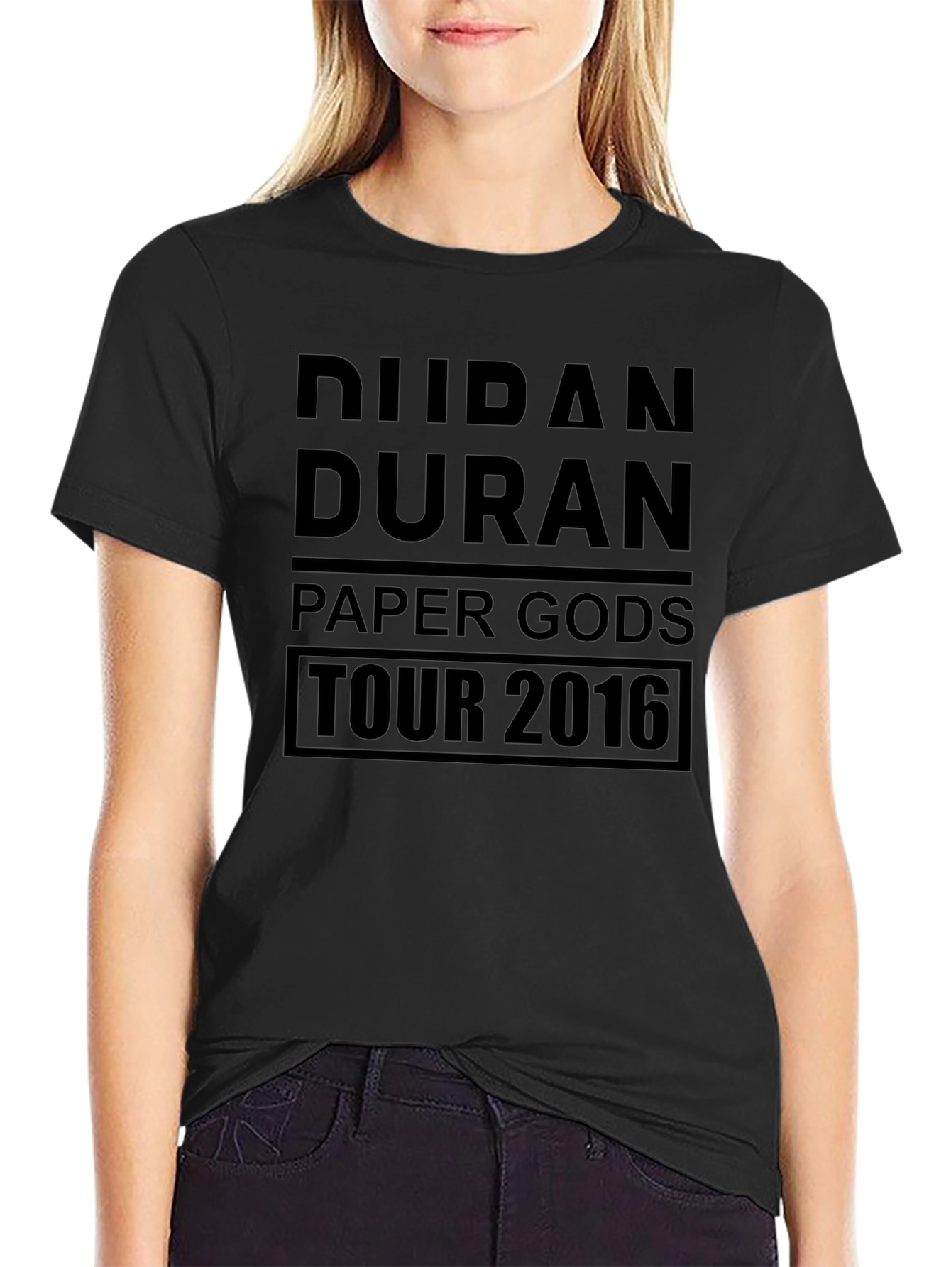Duran Duran Paper Gods Tour 2016 Black T-Shirt